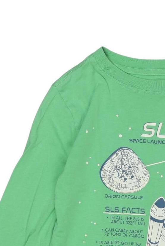 Thumbnail - Lands End Jungen Langarmshirt, hellgrün, Gr. 116