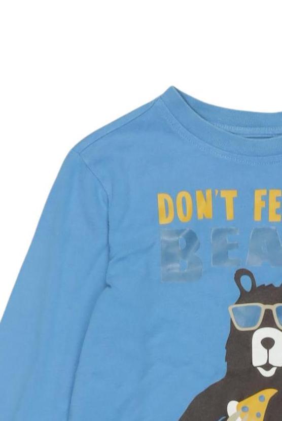 Thumbnail - Lands End Jungen Langarmshirt, hellblau, Gr. 122/128