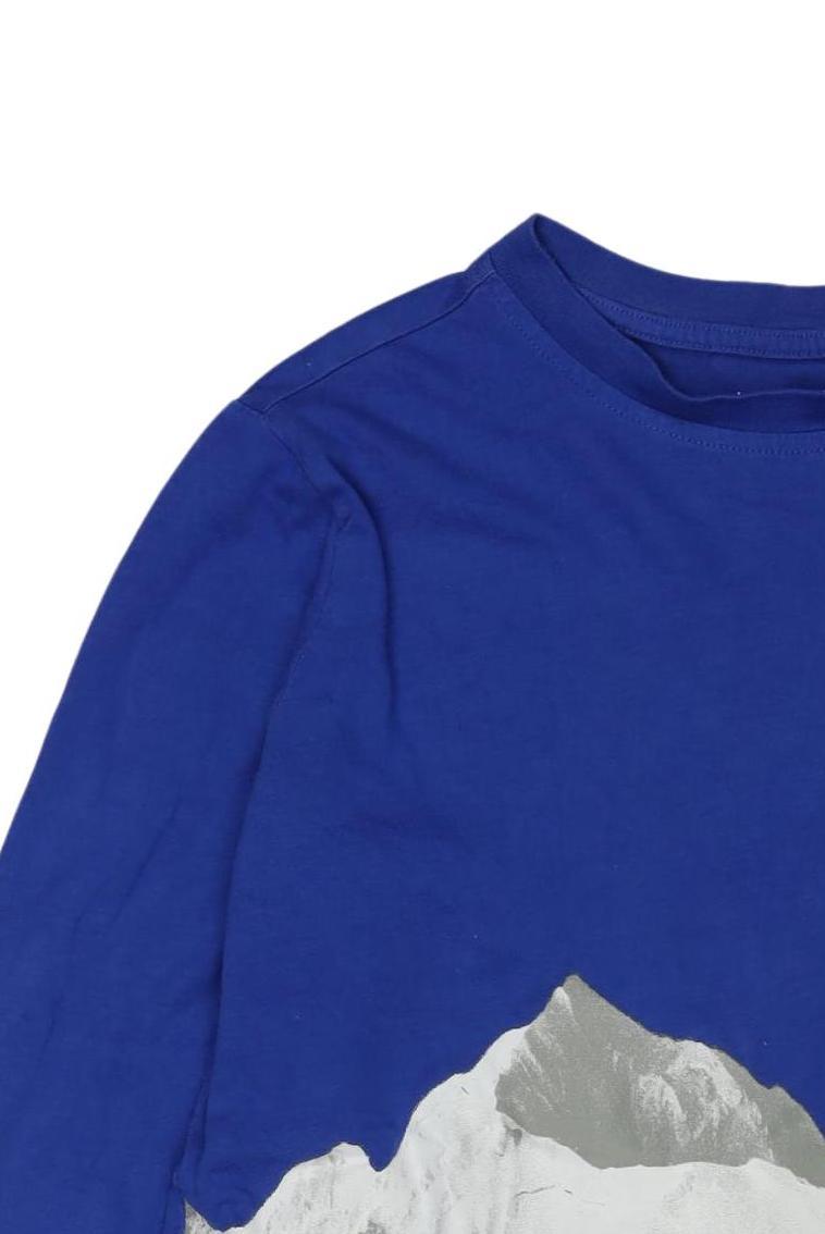 Thumbnail - Lands End Jungen Langarmshirt, blau, Gr. 158