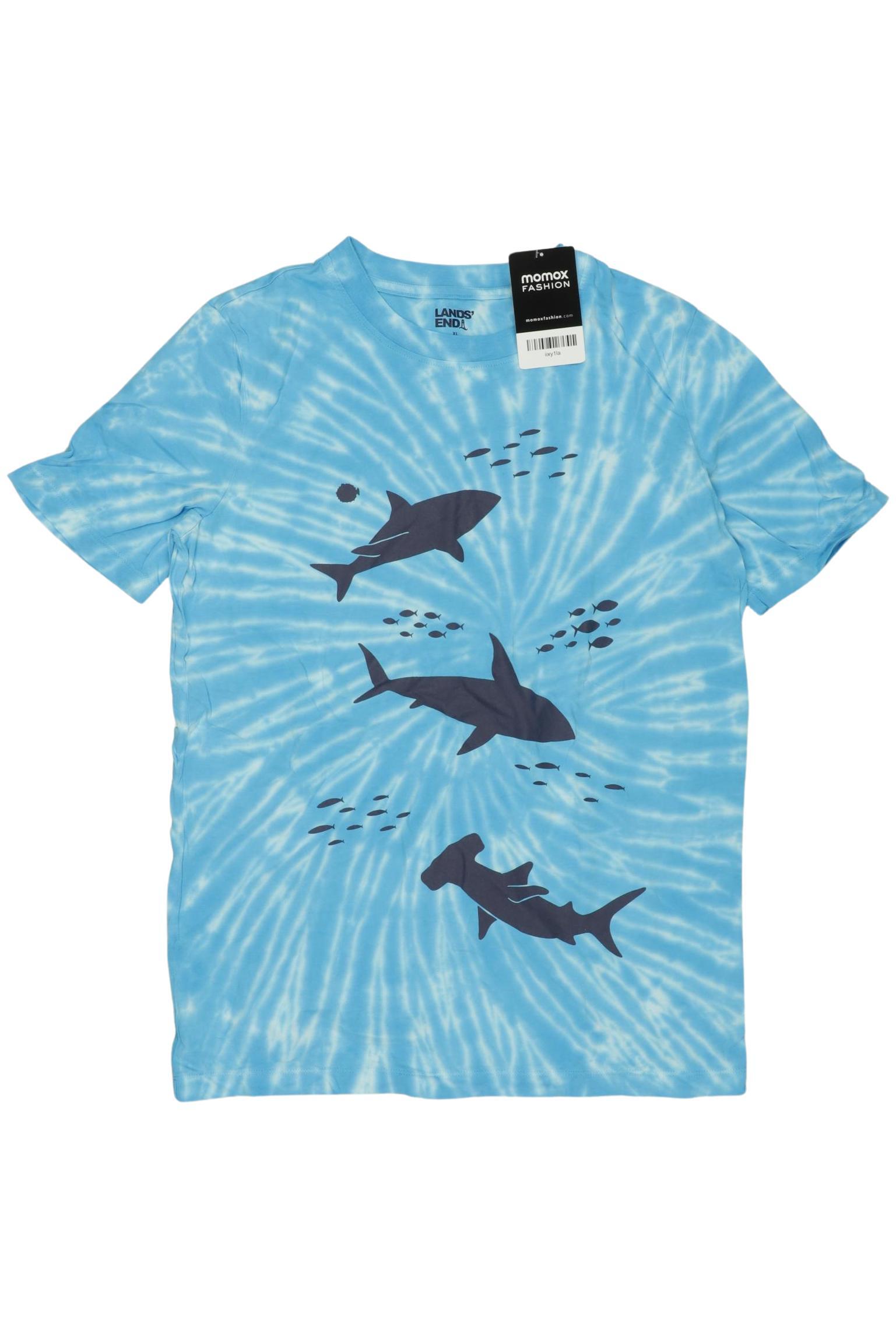 

Lands End Jungen T-Shirt, hellblau, Gr. 170