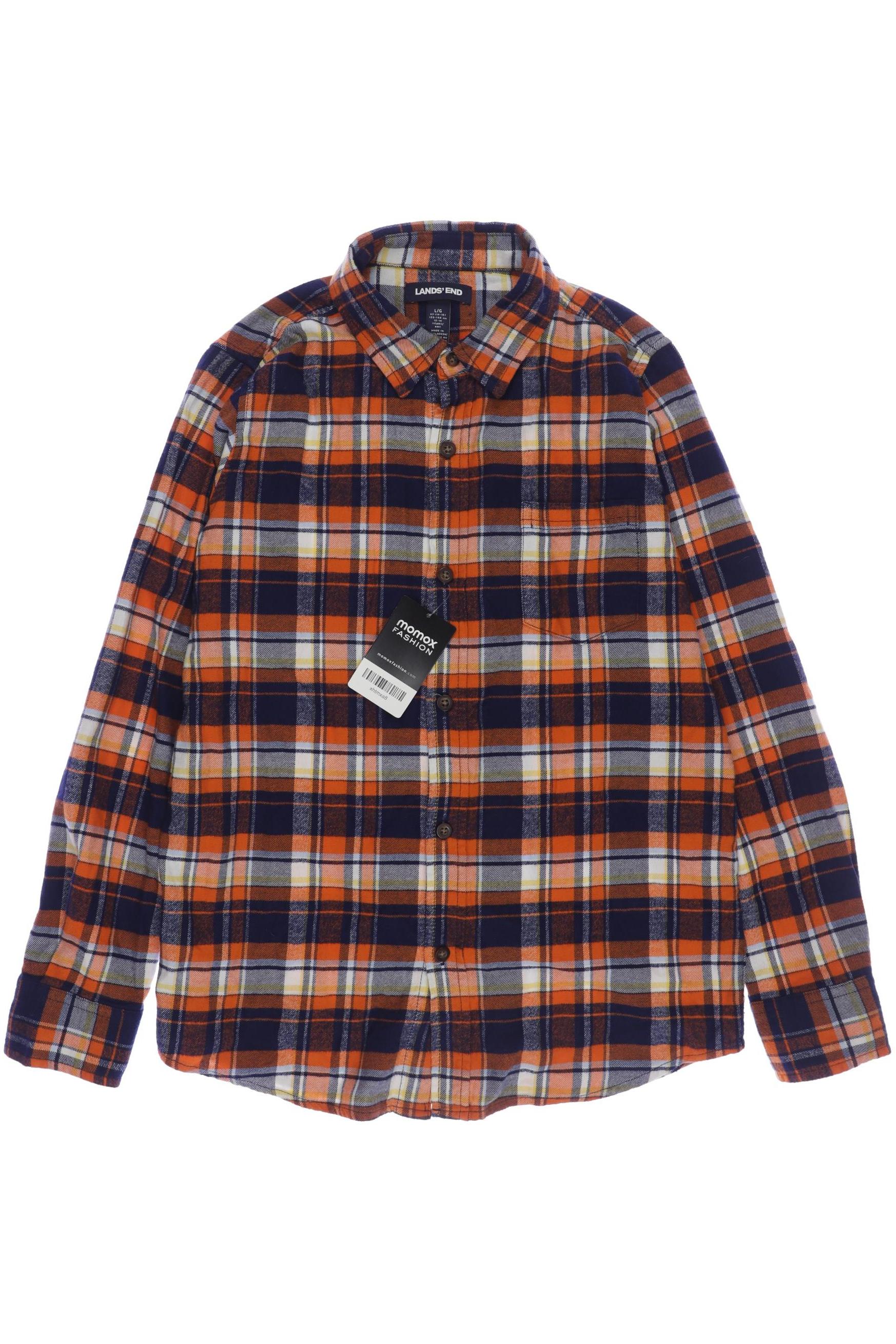 

Lands End Herren Hemd, orange, Gr. 158