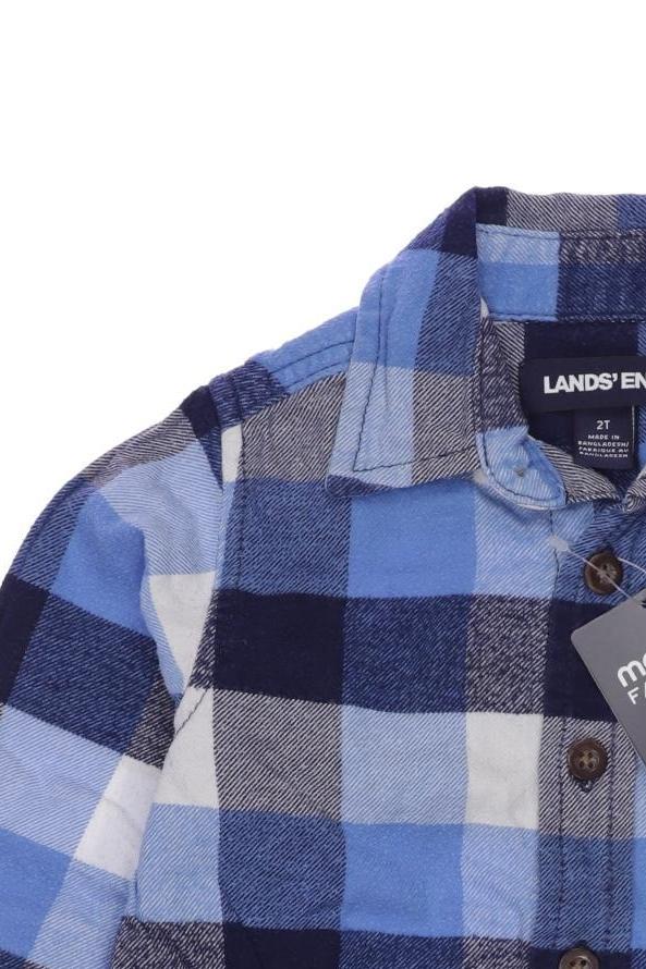 Thumbnail - Lands End Jungen Hemd, blau, Gr. 92