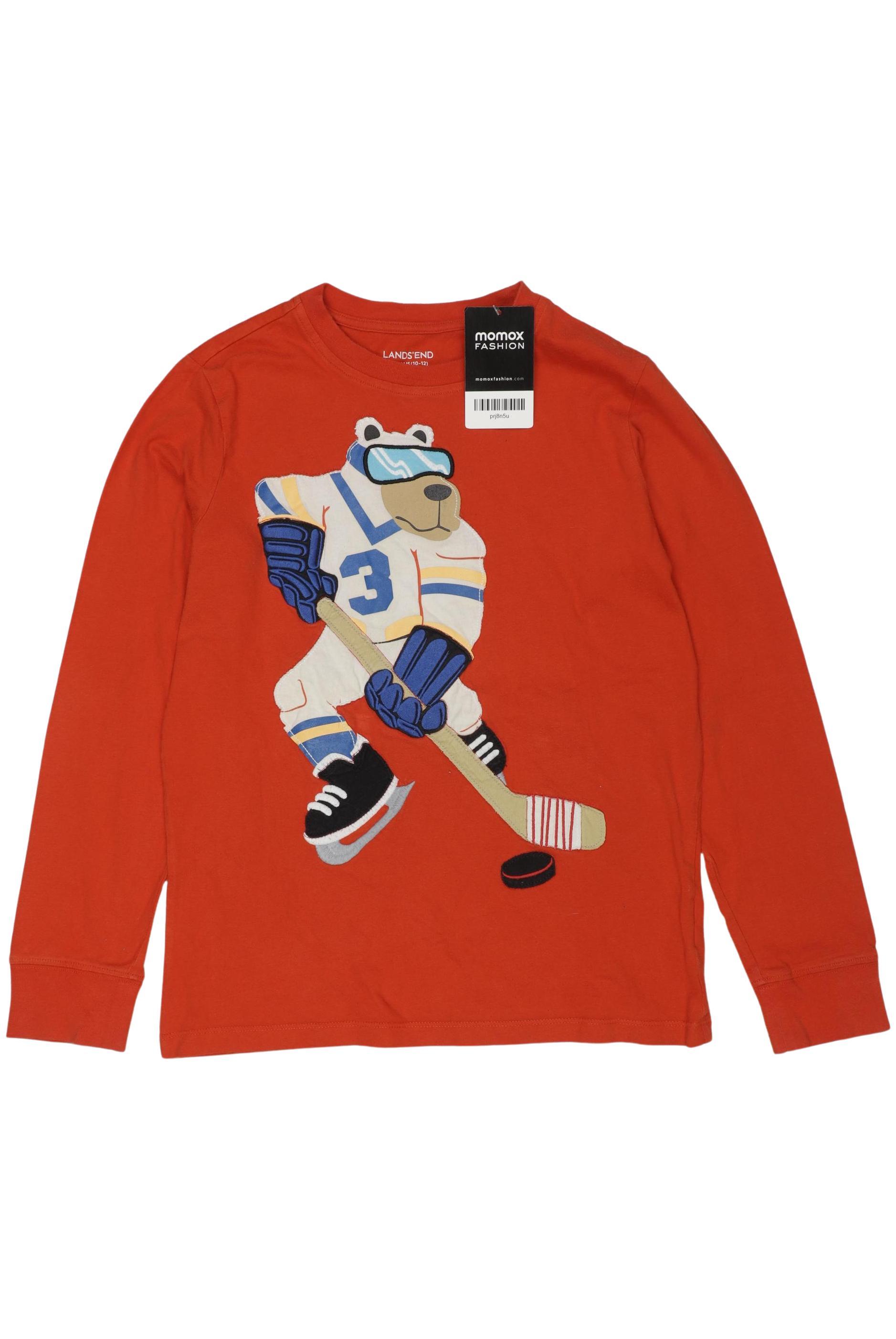 

Lands End Herren Langarmshirt, rot, Gr. 146