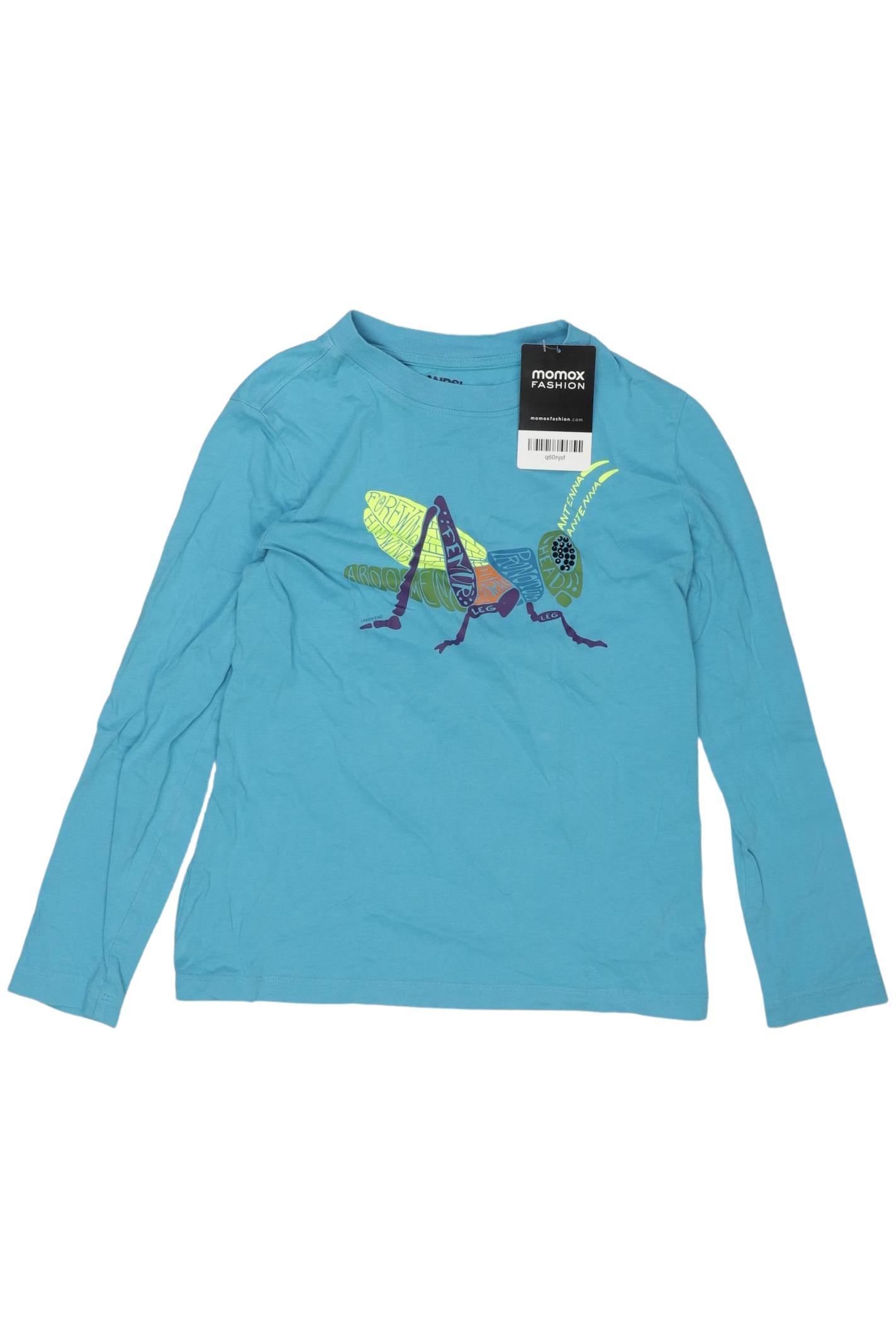 

Lands End Jungen Langarmshirt, hellblau, Gr. 128