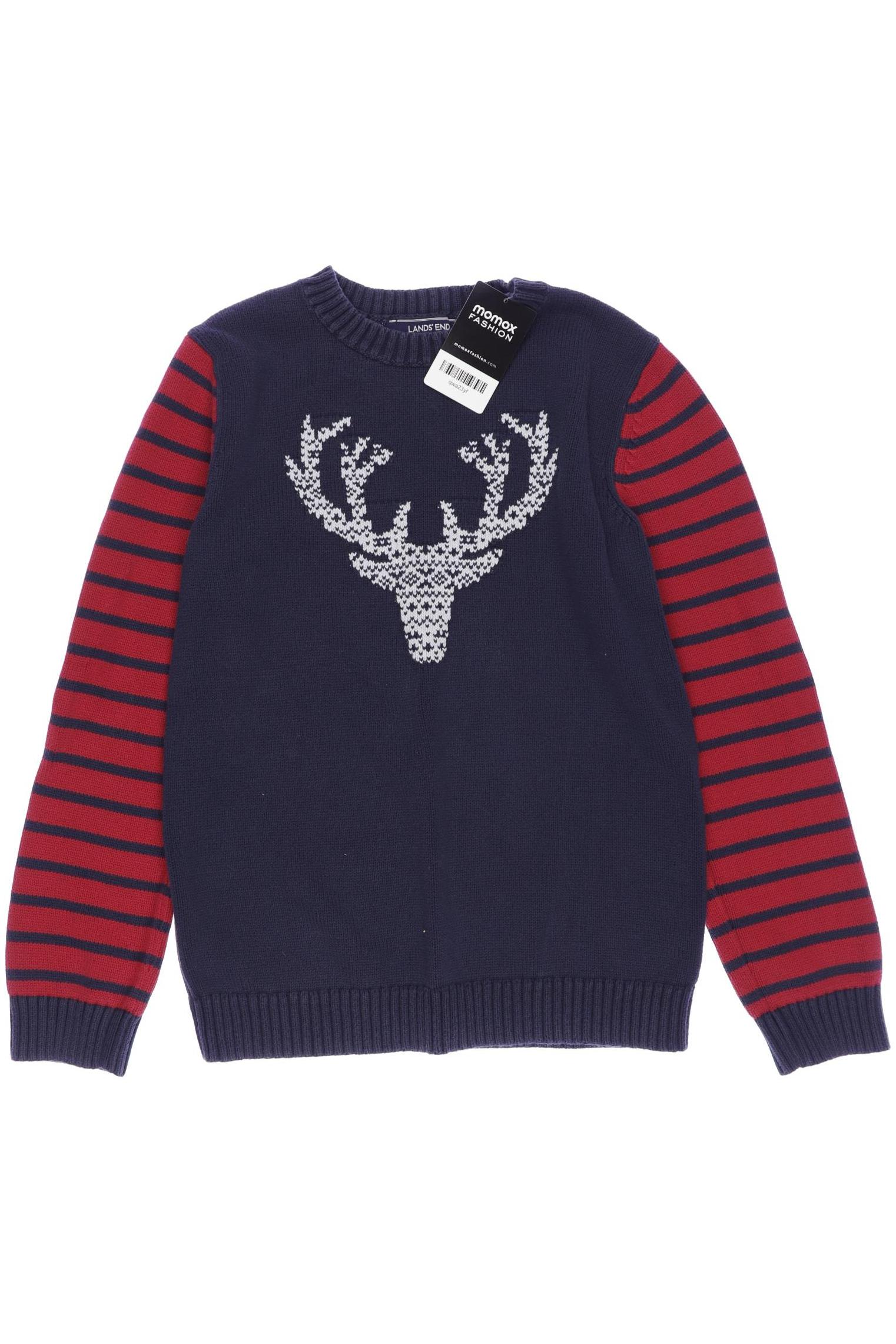 

Lands End Herren Pullover, marineblau, Gr. 158