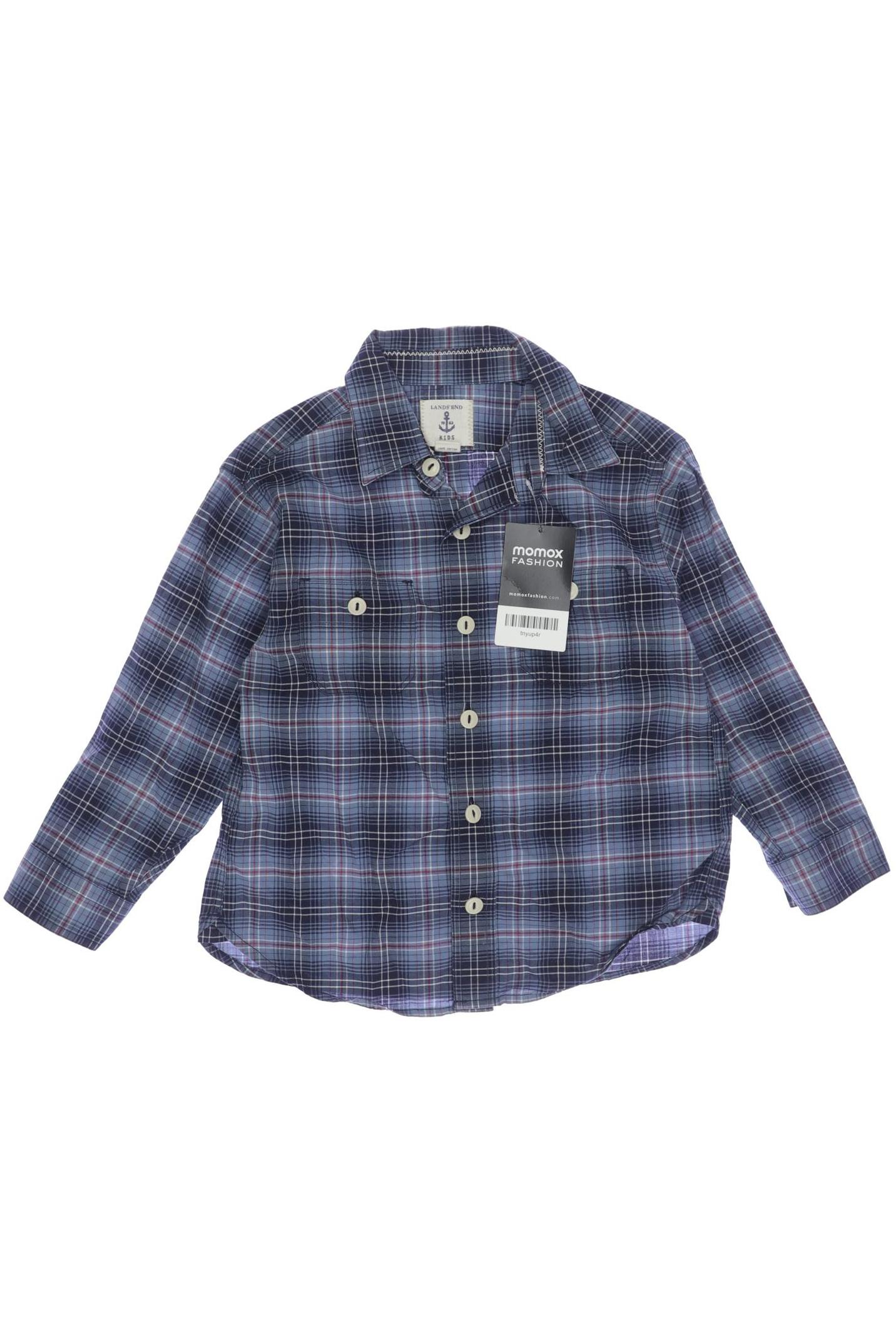 

Lands End Herren Hemd, blau, Gr. 104