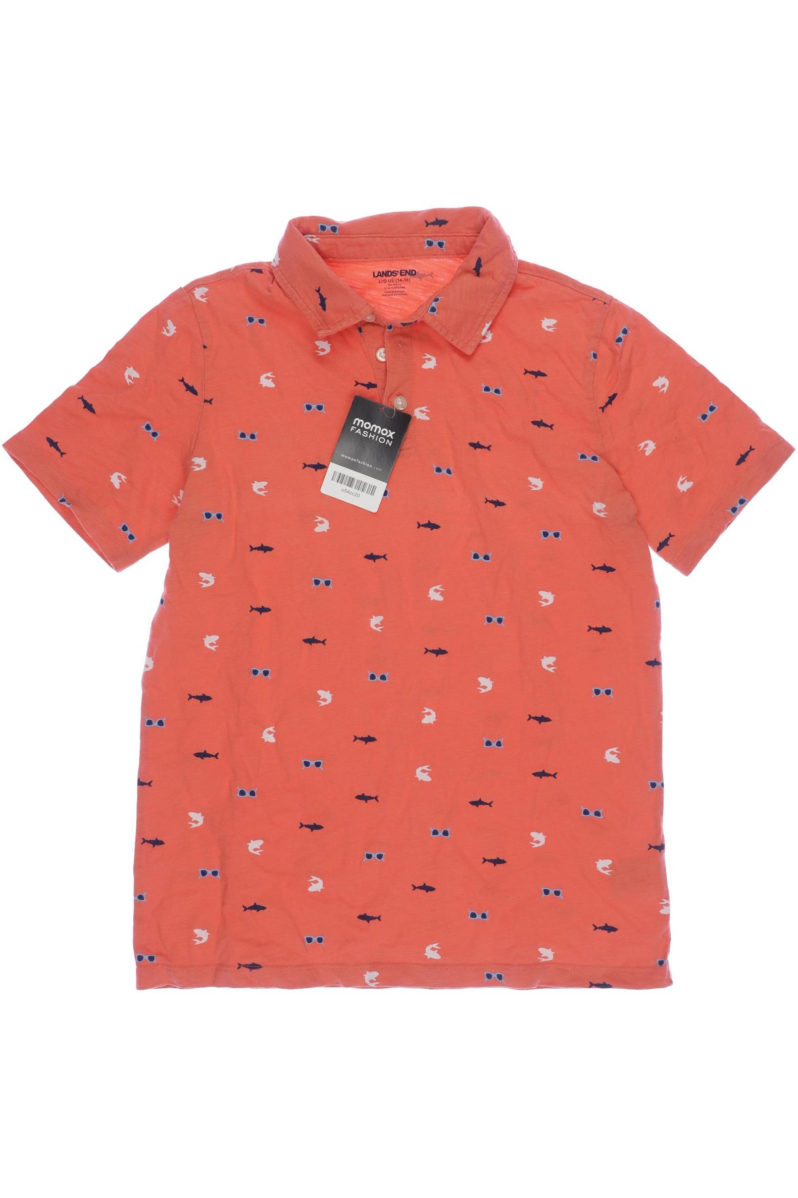 

Lands End Herren Poloshirt, orange, Gr. 152