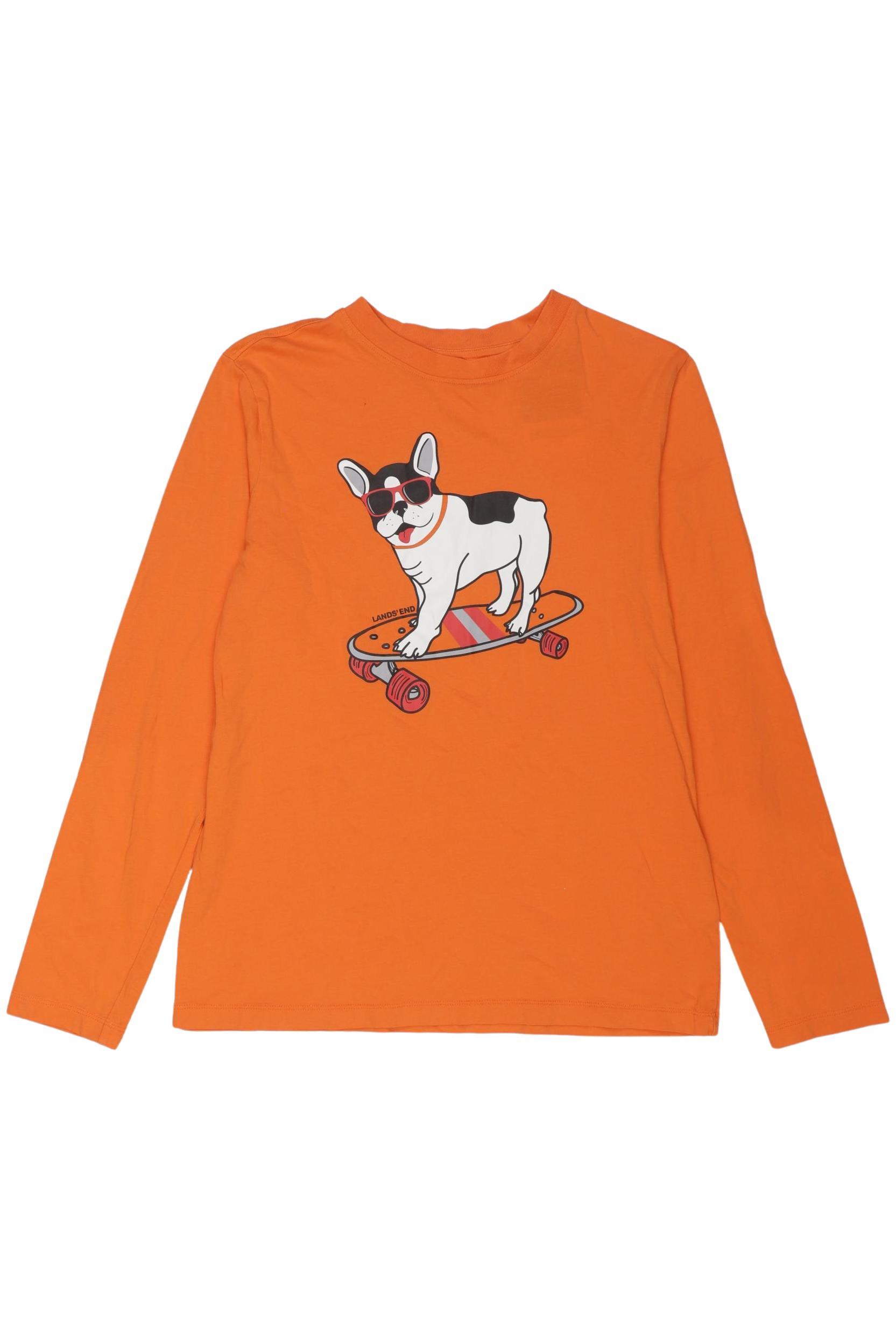 

Lands End Jungen Langarmshirt, orange, Gr. 164