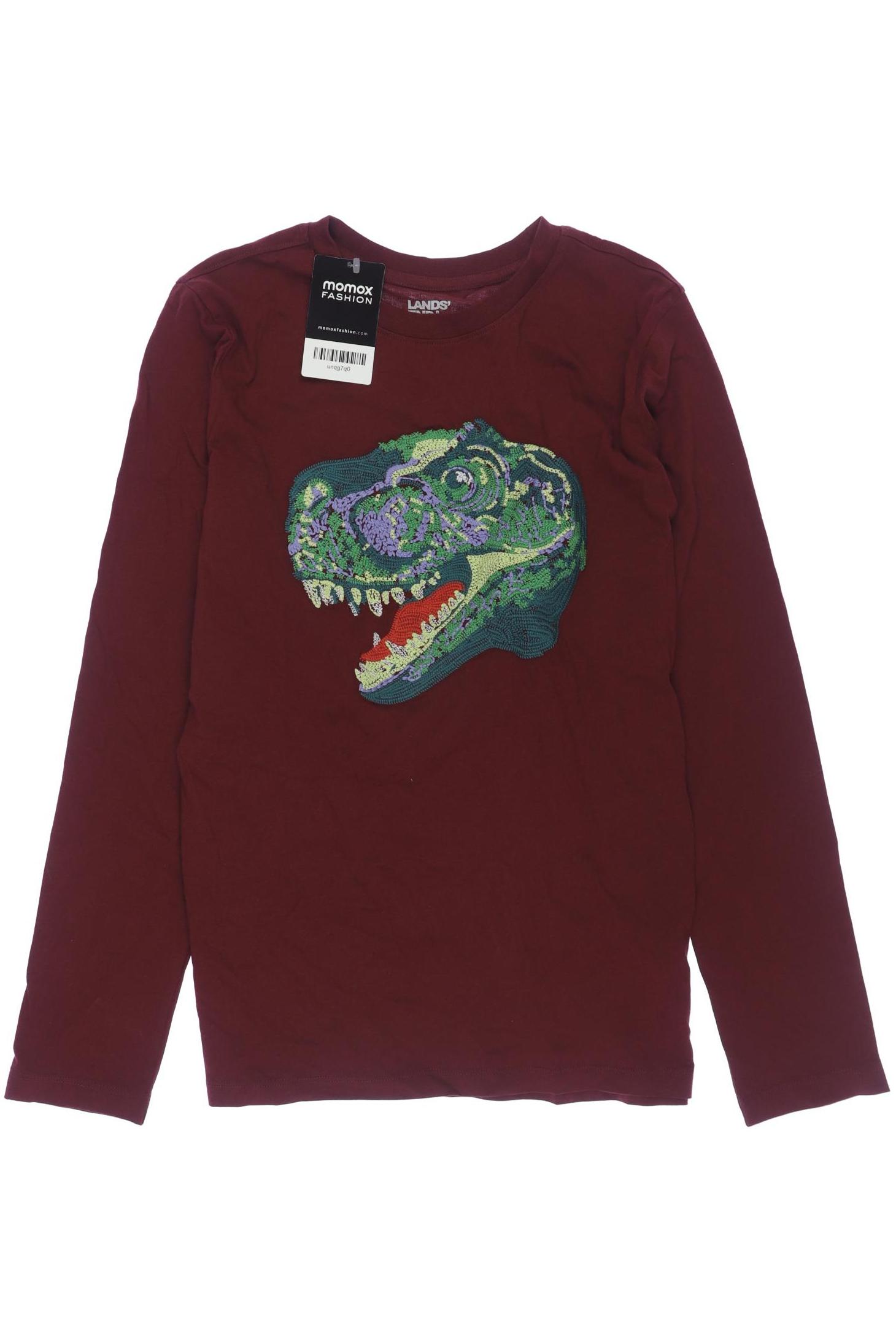 

Lands End Herren Langarmshirt, bordeaux, Gr. 170