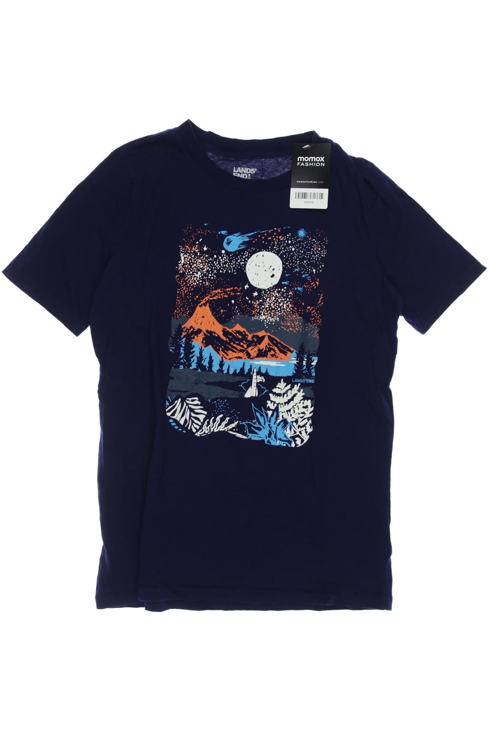 

Lands End Herren T-Shirt, marineblau, Gr. 170