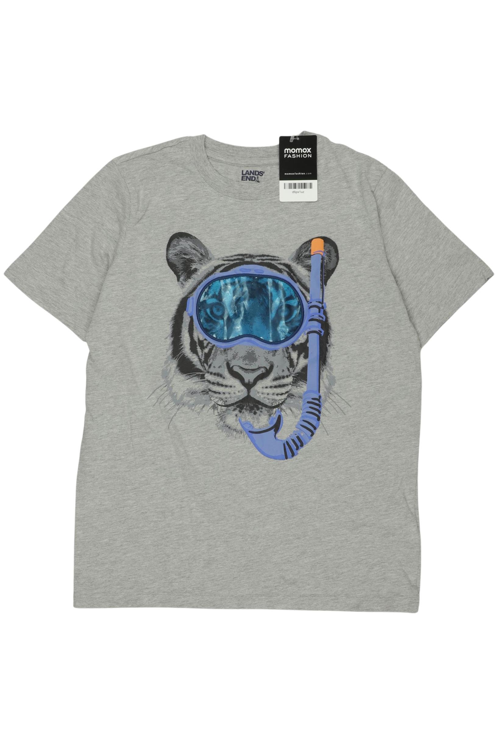 

Lands End Jungen T-Shirt, grau, Gr. 170