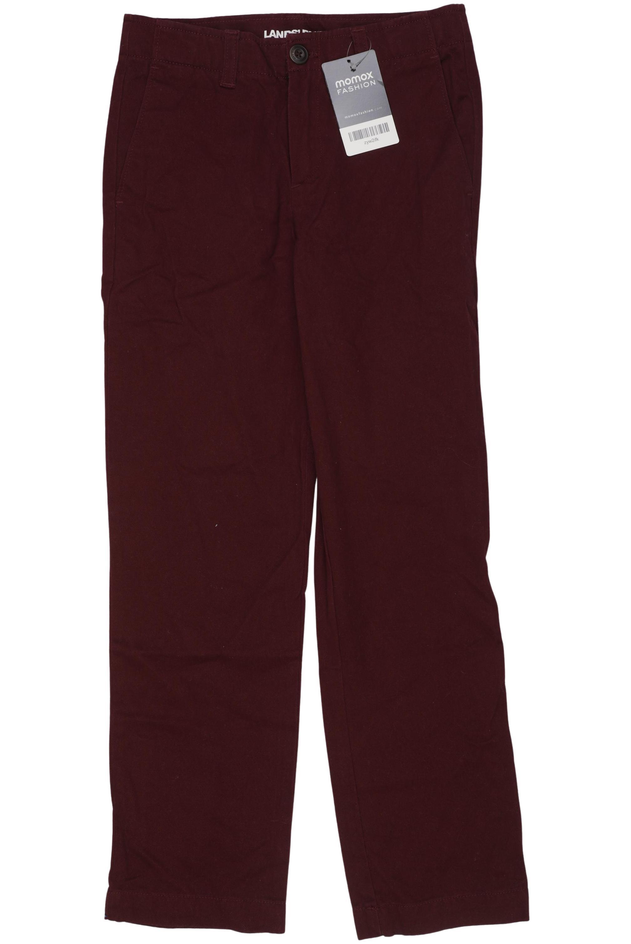 

Lands End Jungen Stoffhose, bordeaux, Gr. 128