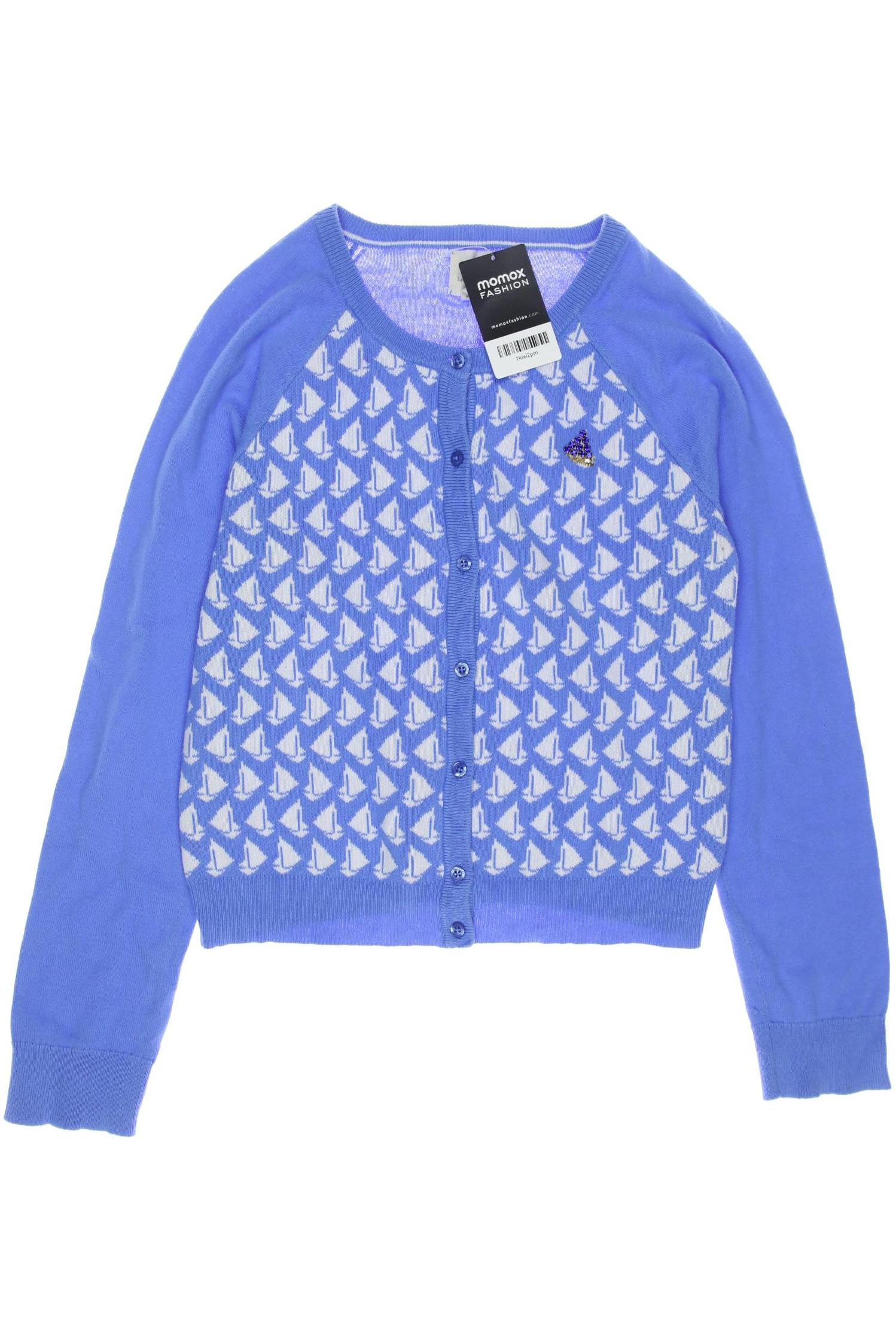 

Lands End Damen Strickjacke, blau, Gr. 152