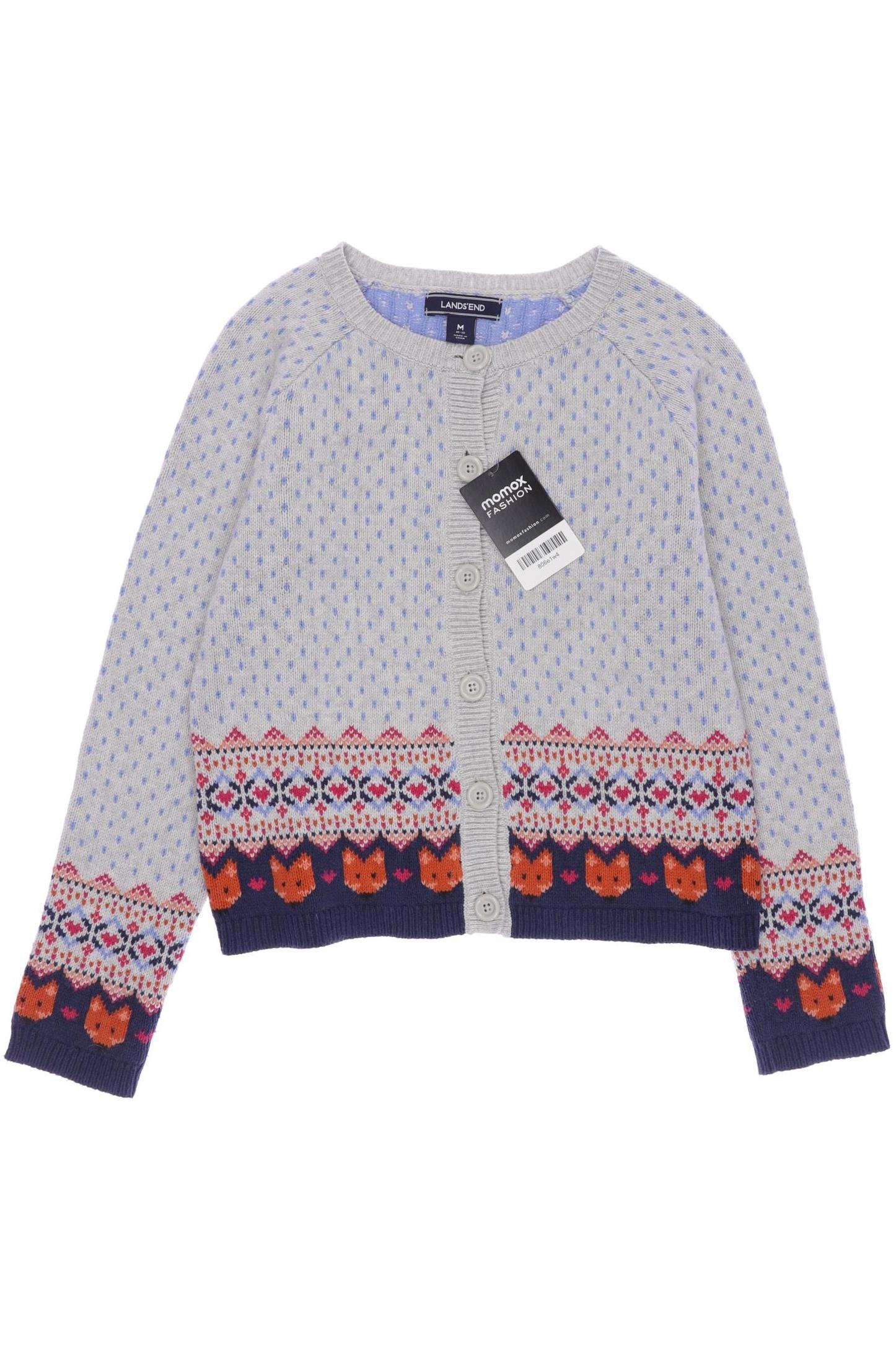 

Lands End Damen Strickjacke, grau, Gr. 146