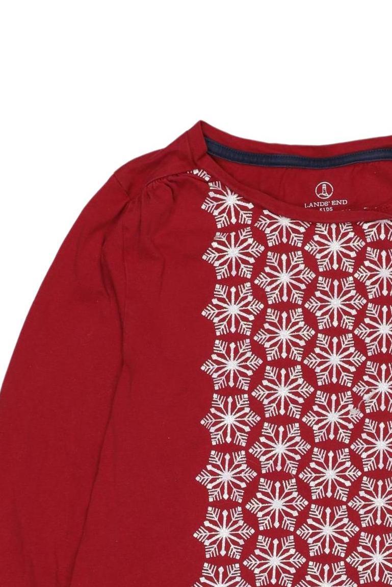 Thumbnail - Lands End Mädchen Langarmshirt, rot, Gr. 152