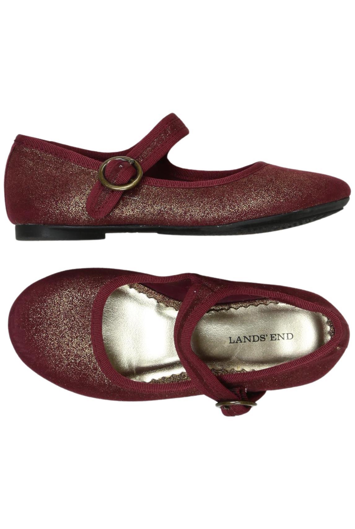 

Lands End Damen Kinderschuhe, bordeaux, Gr. 27