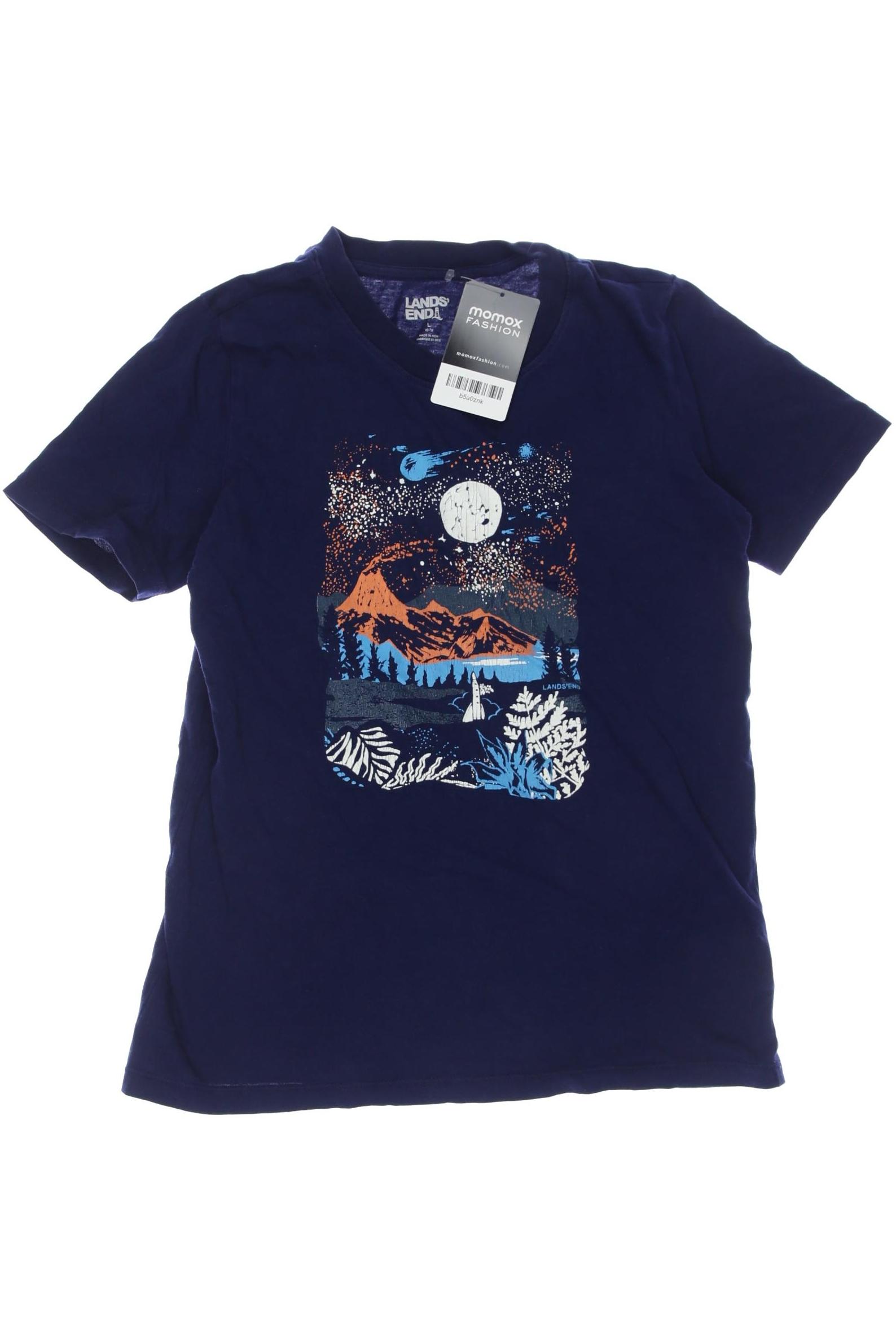 

Lands End Damen T-Shirt, marineblau, Gr. 140