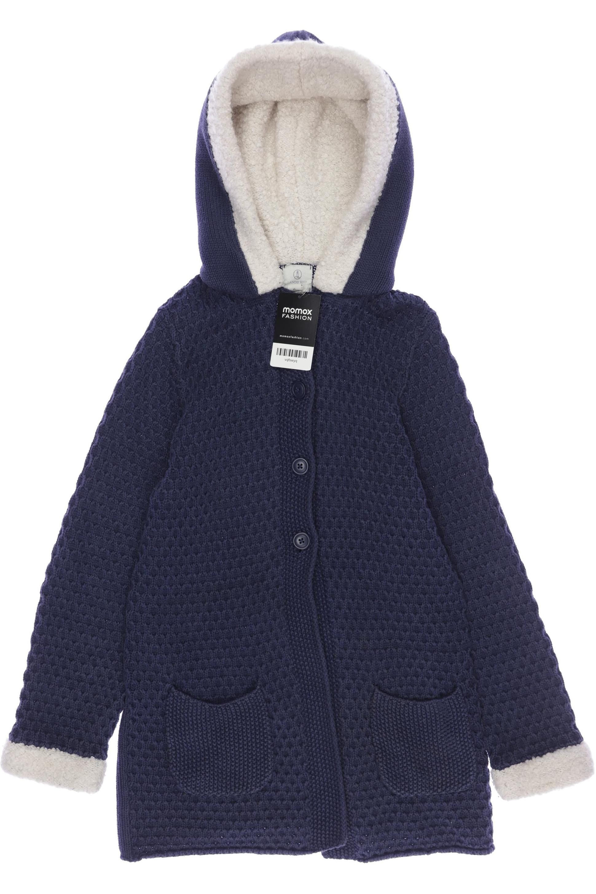 

Lands End Damen Strickjacke, blau, Gr. 146