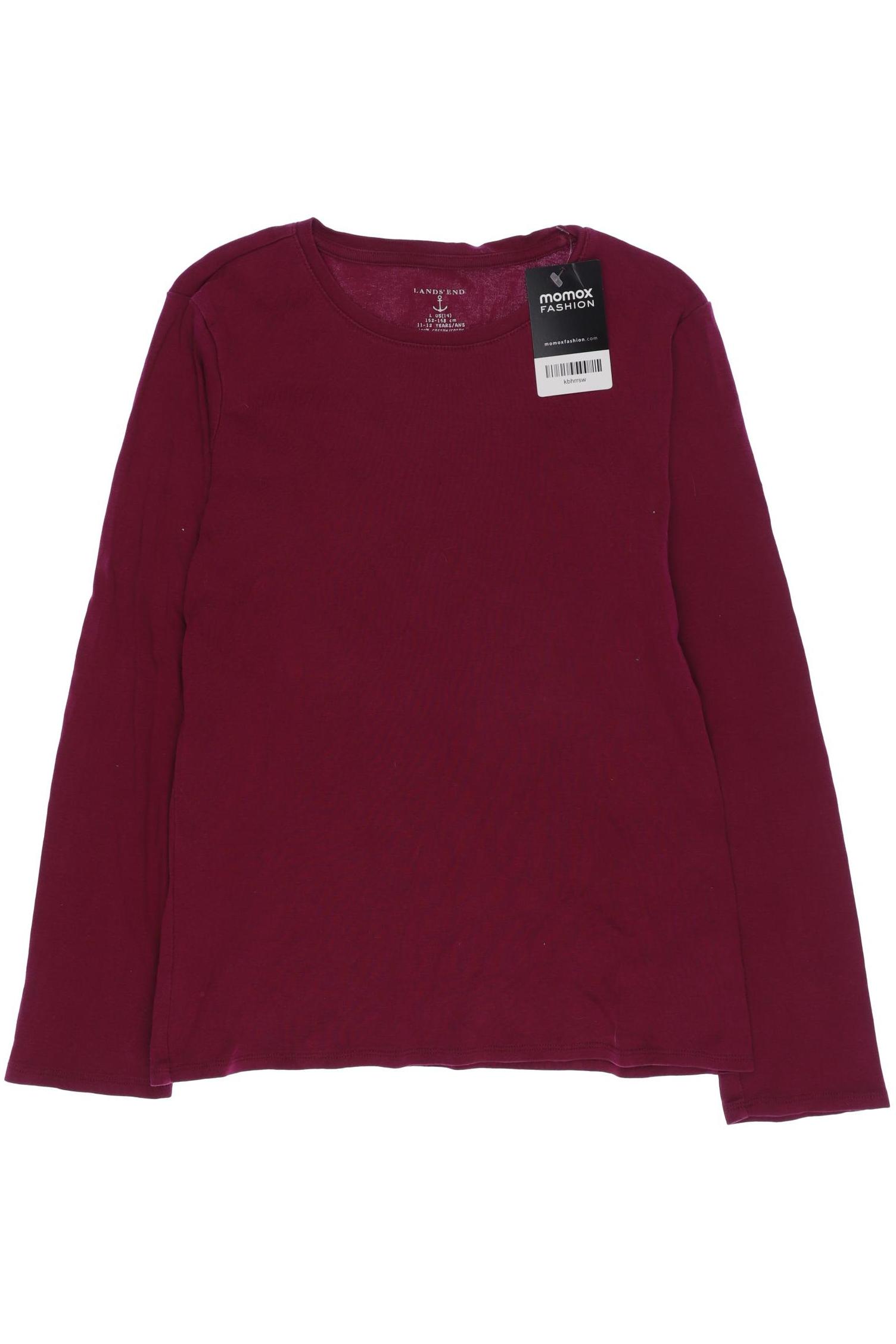 

Lands End Damen Langarmshirt, bordeaux, Gr. 152