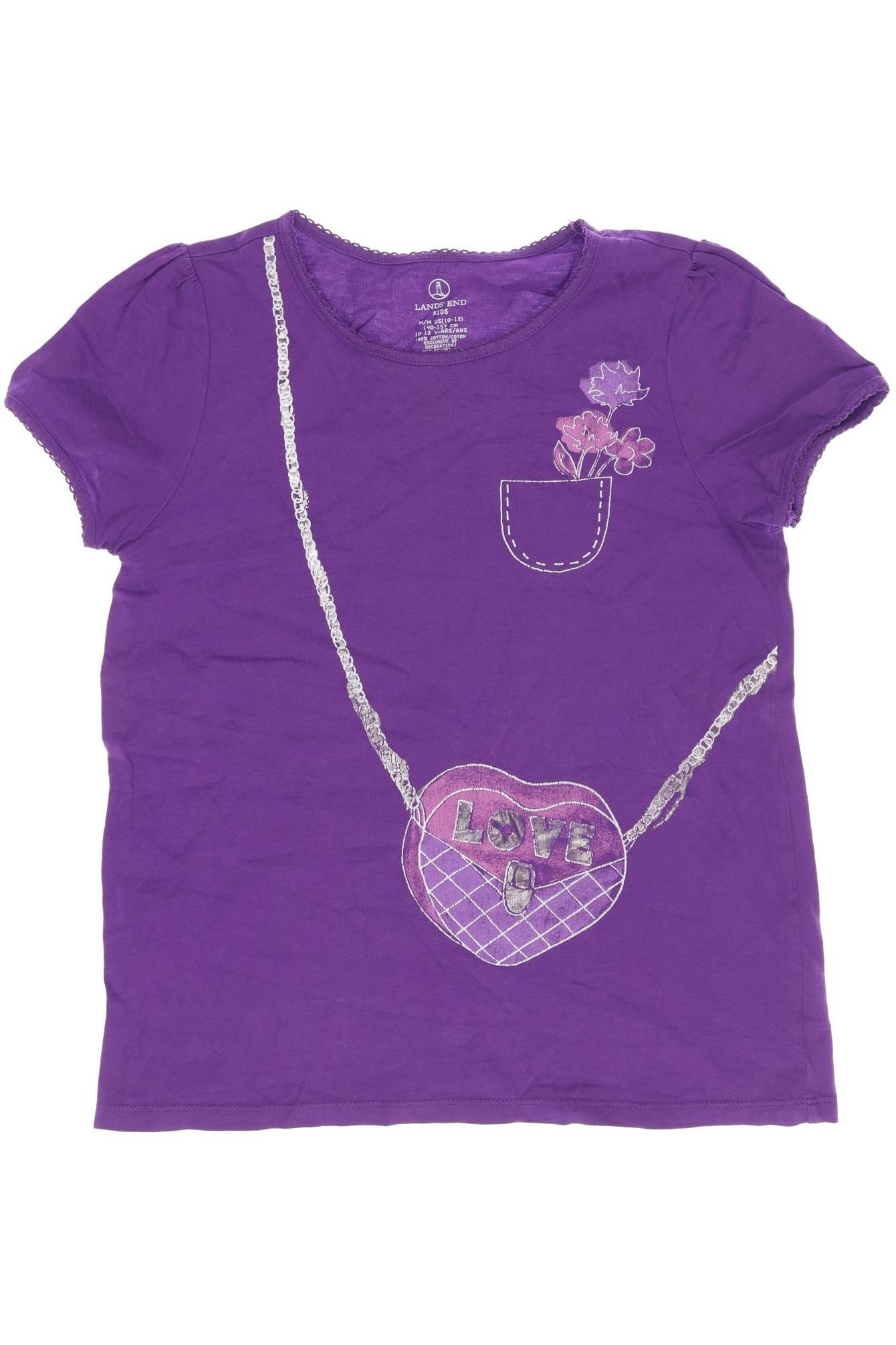 

Lands End Damen T-Shirt, flieder, Gr. 146