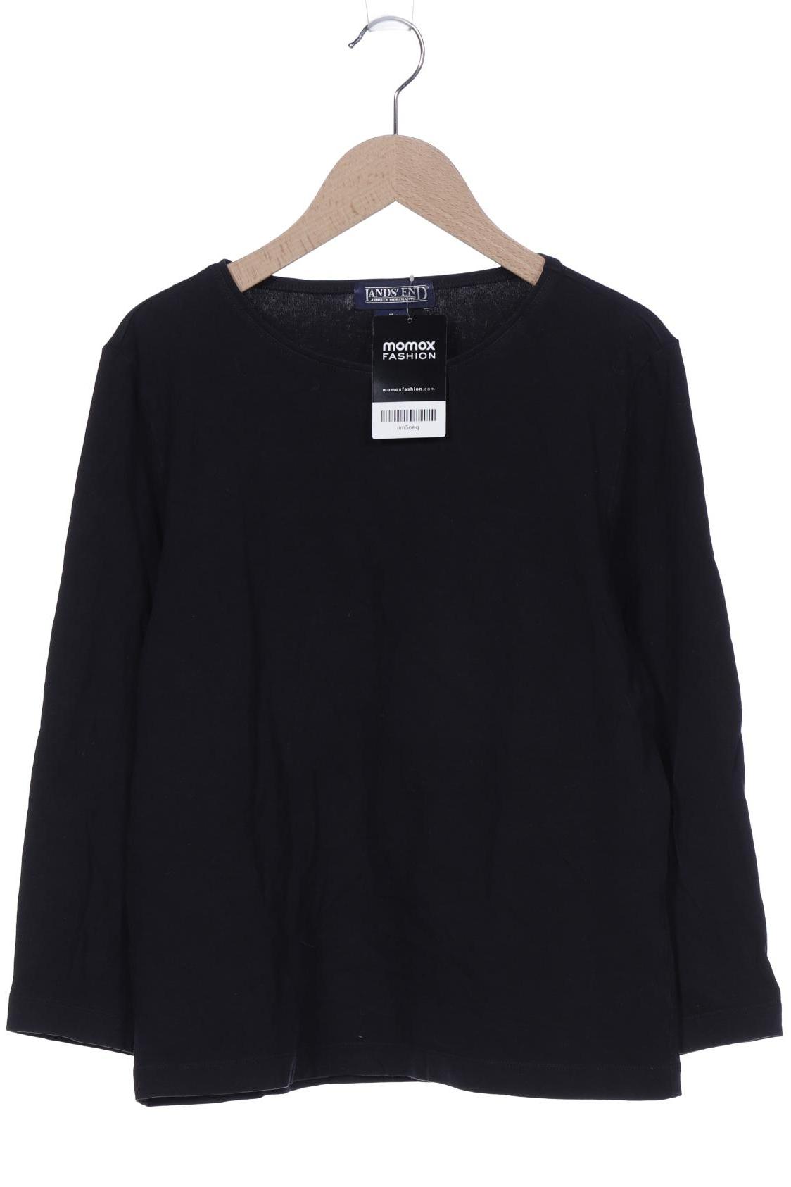 

Lands End Damen Langarmshirt, schwarz, Gr. 146