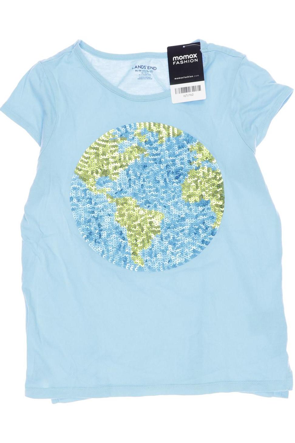

Lands End Damen T-Shirt, blau, Gr. 146