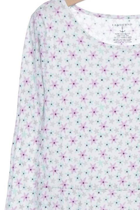 Thumbnail - Lands End Mädchen Kleid, weiß, Gr. 140