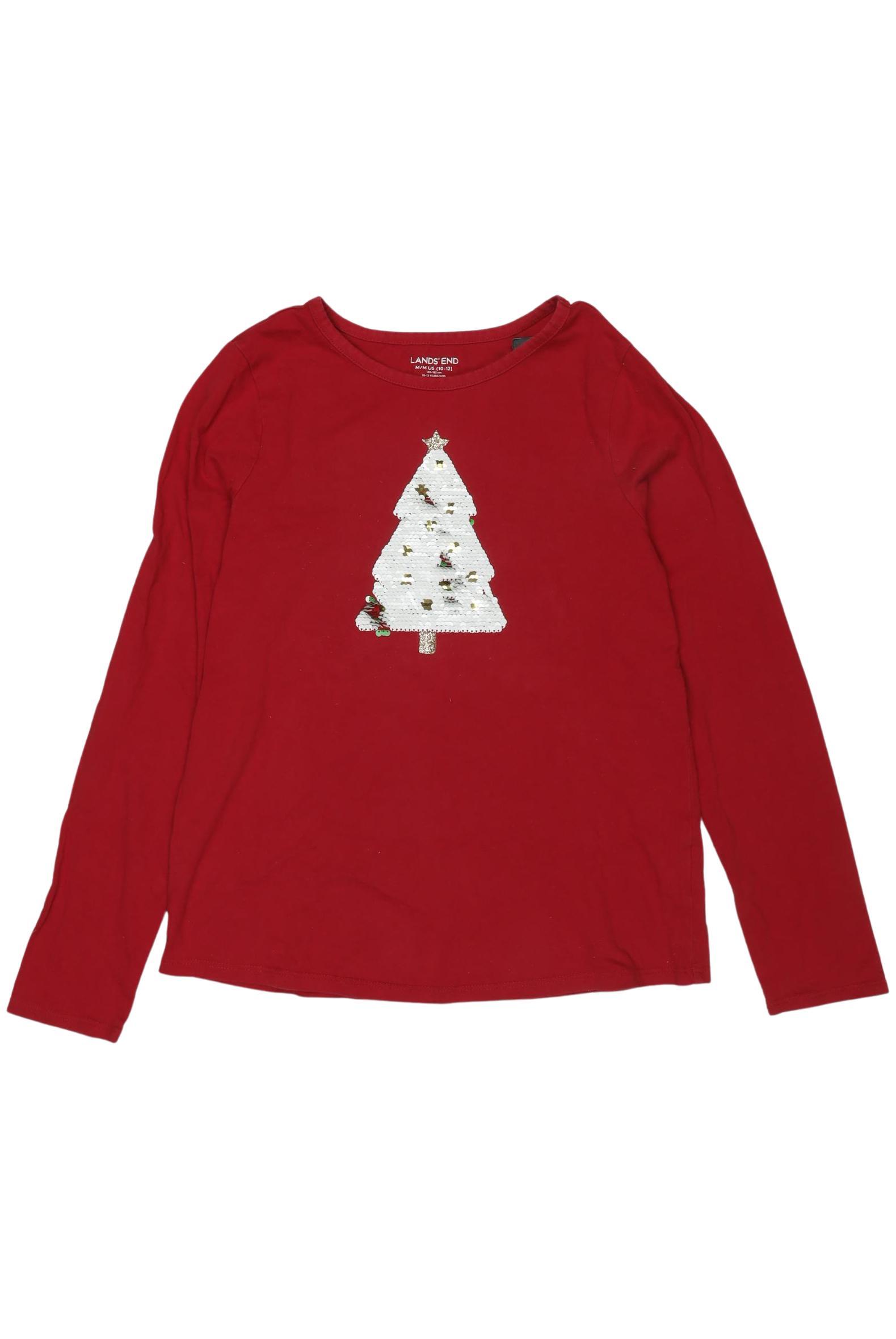 

Lands End Mädchen Langarmshirt, rot, Gr. 146