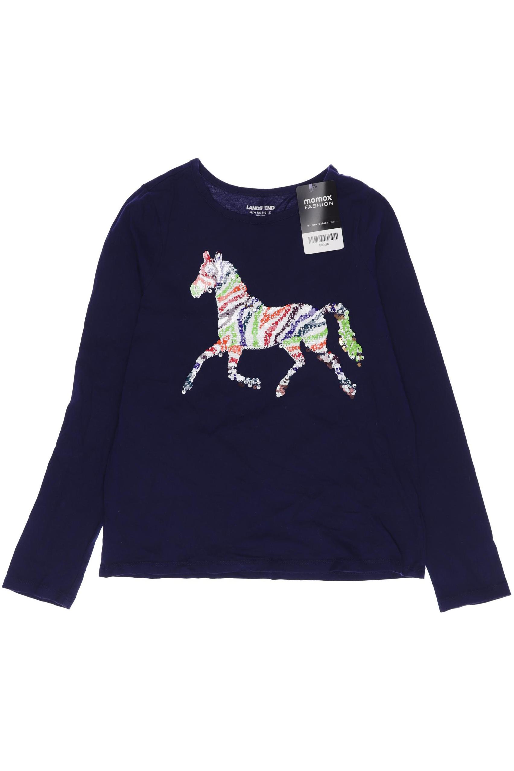 

Lands End Damen Langarmshirt, marineblau, Gr. 146