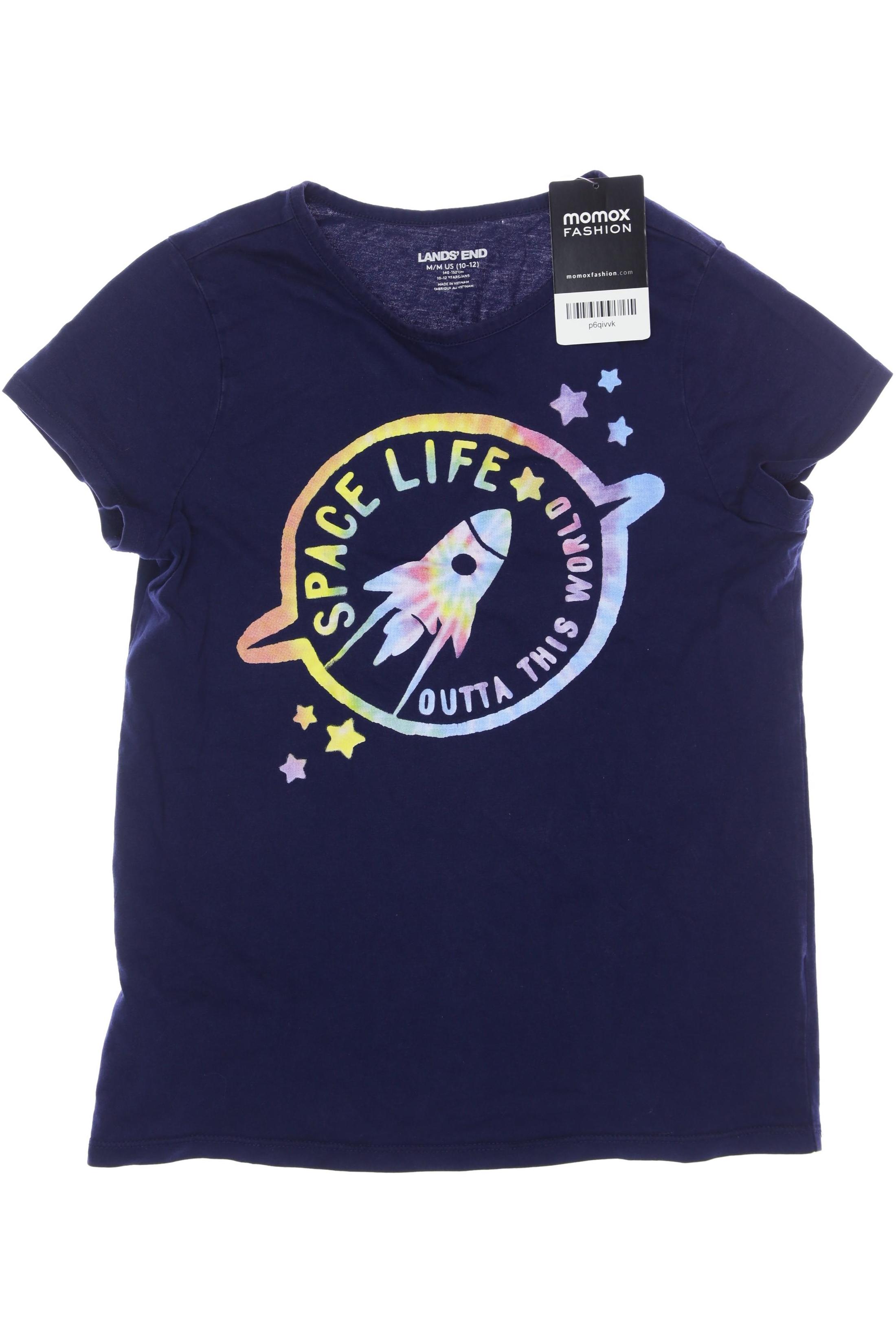 

Lands End Damen T-Shirt, marineblau, Gr. 140