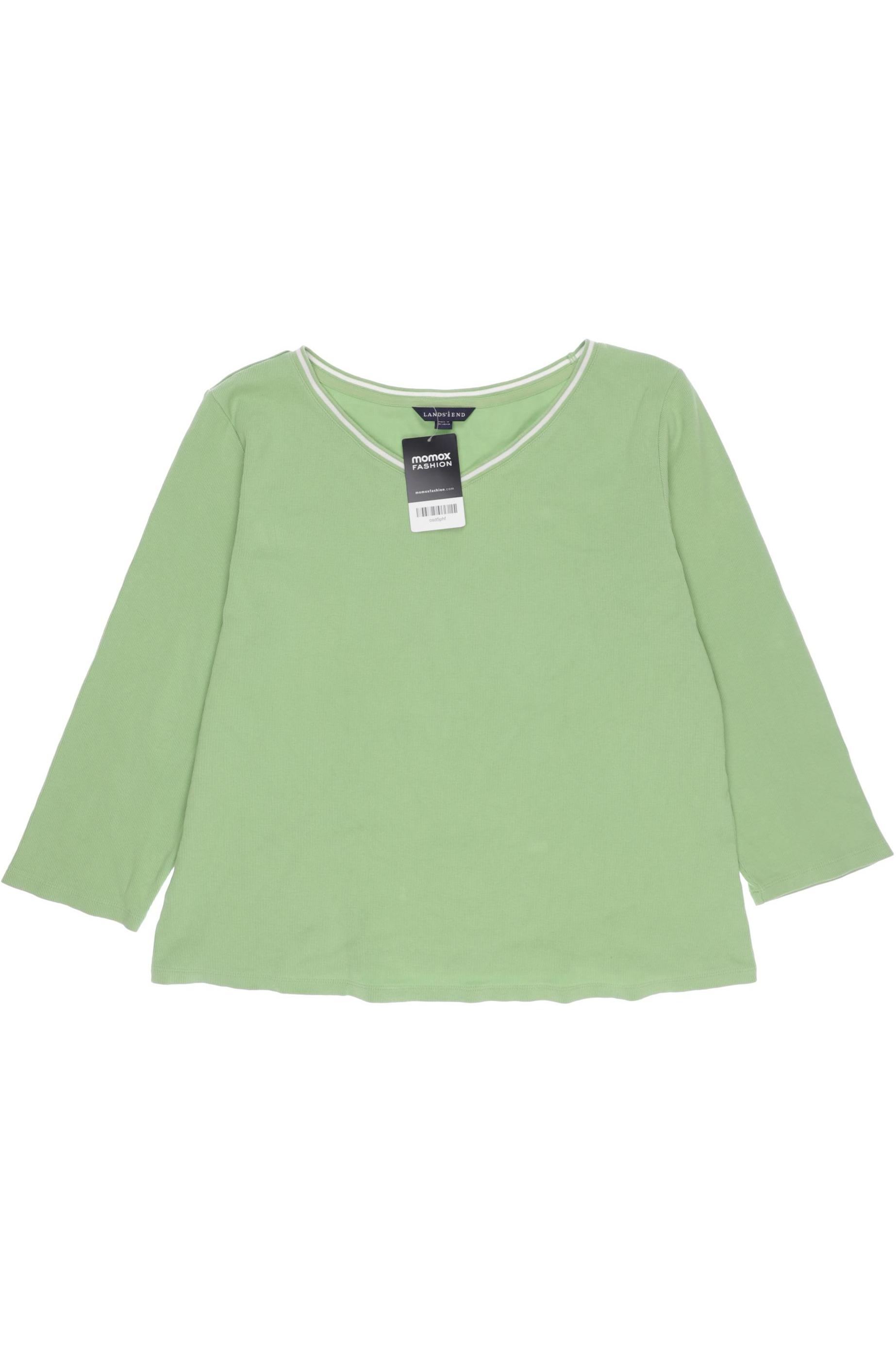 

Lands End Damen Langarmshirt, hellgrün, Gr. 170