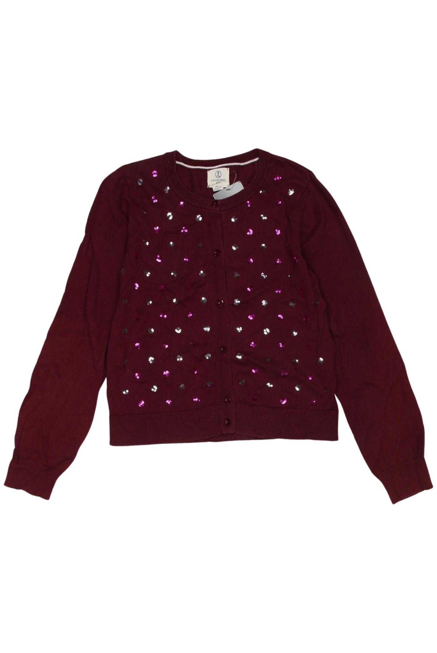 

Lands End Mädchen Strickjacke, bordeaux, Gr. 146