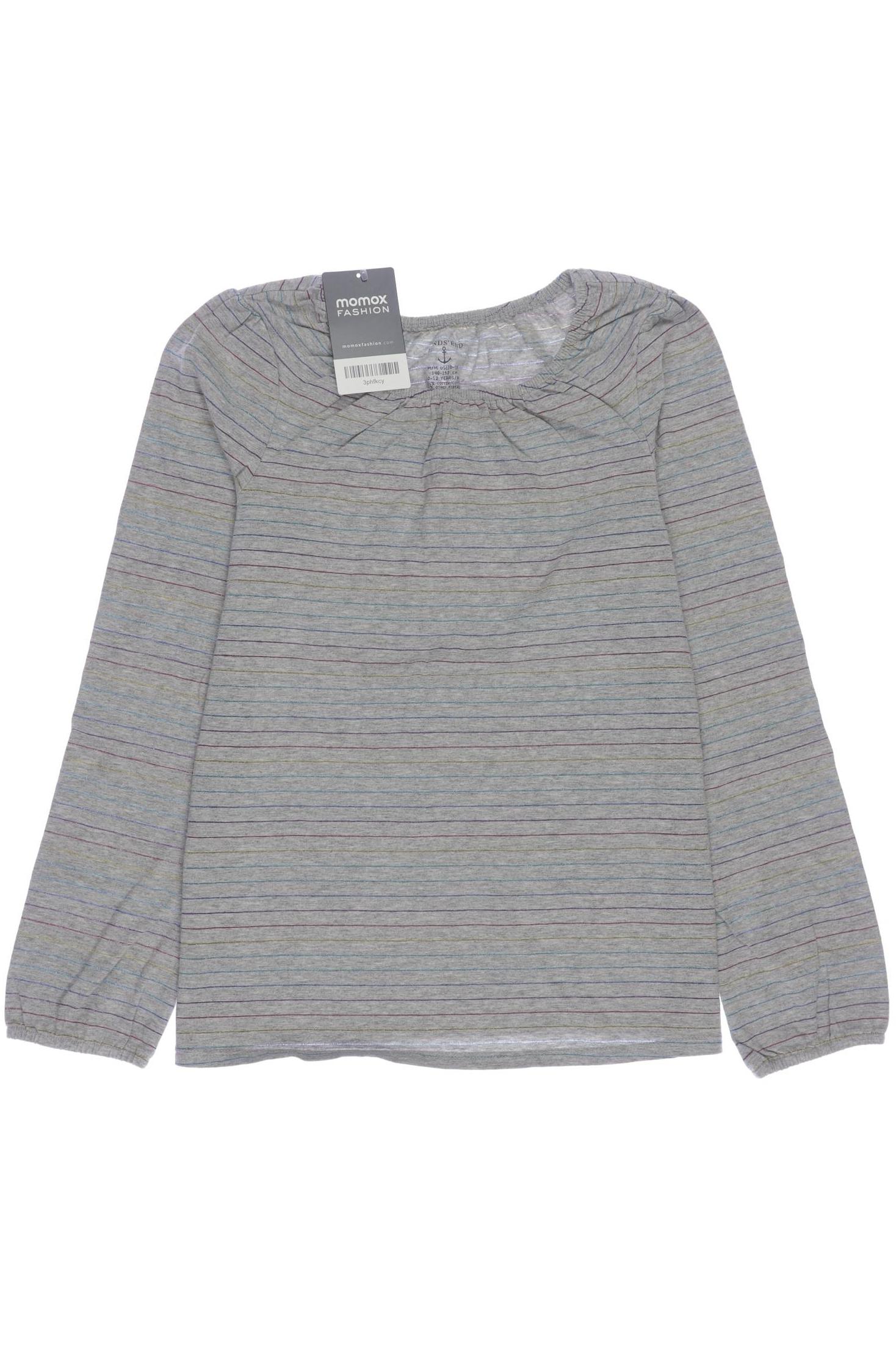 

Lands End Damen Langarmshirt, grau, Gr. 146