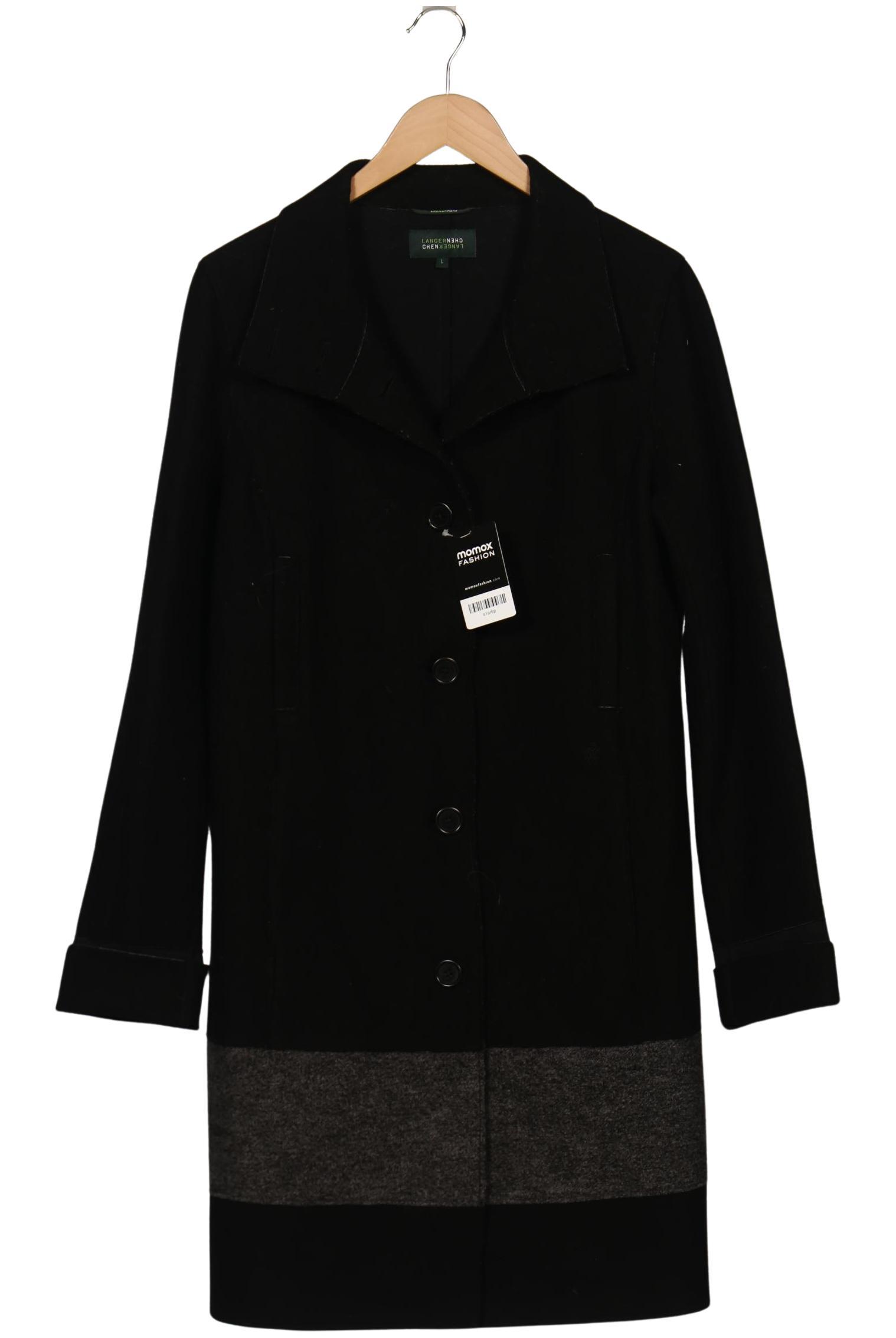 

LangerChen Damen Mantel, schwarz, Gr. 42