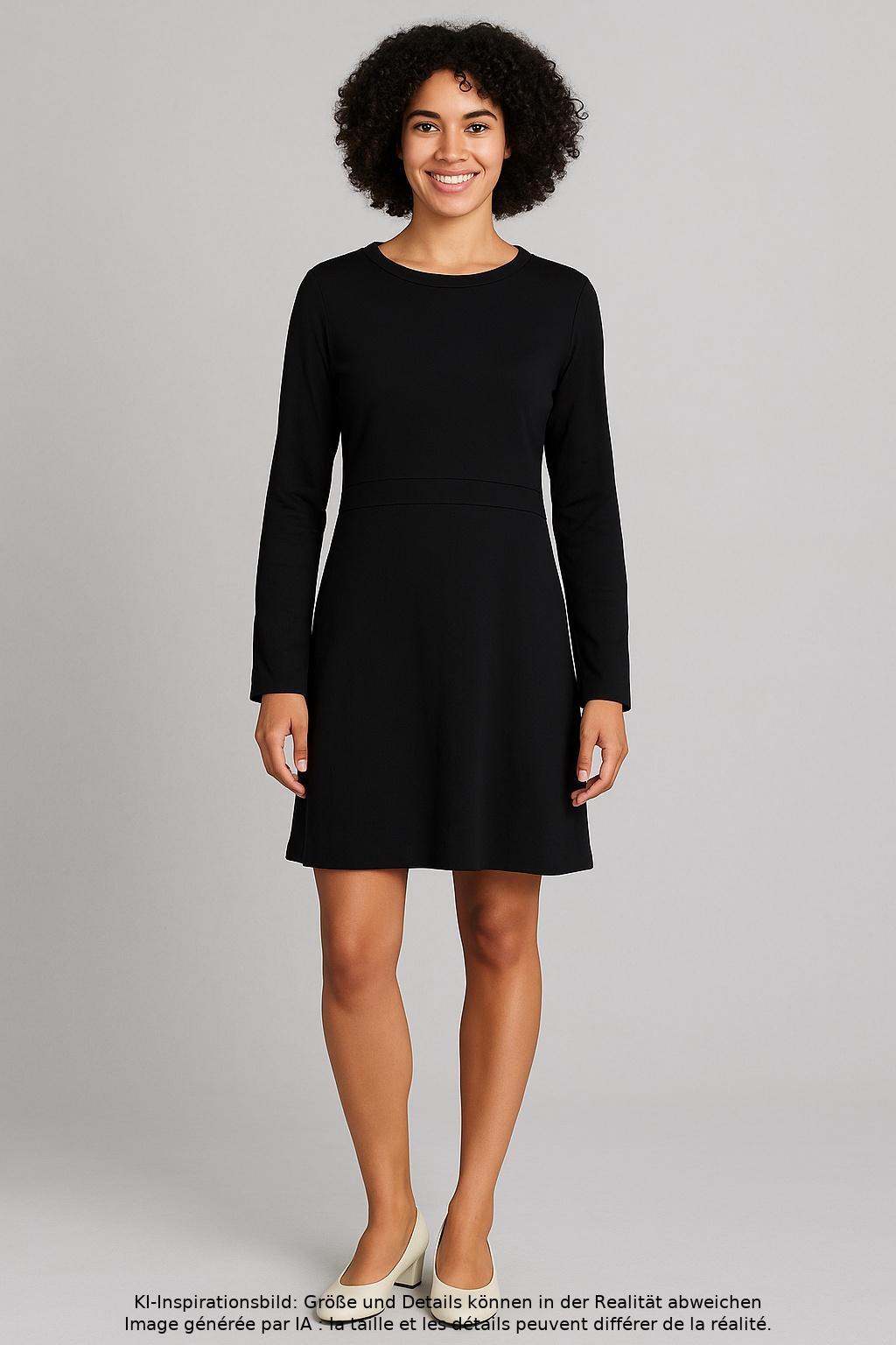 

Lanius Damen Kleid, schwarz, Gr. 40