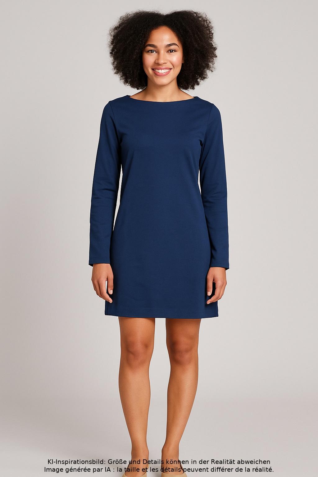 

Lanius Damen Kleid, marineblau, Gr. 36
