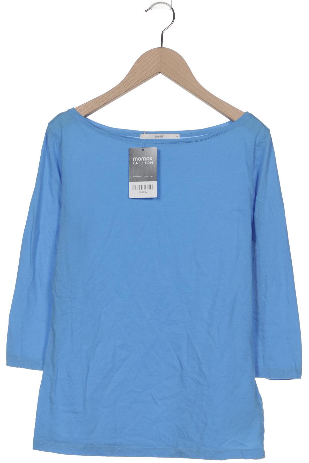 

Lanius Damen Langarmshirt, blau, Gr. 38