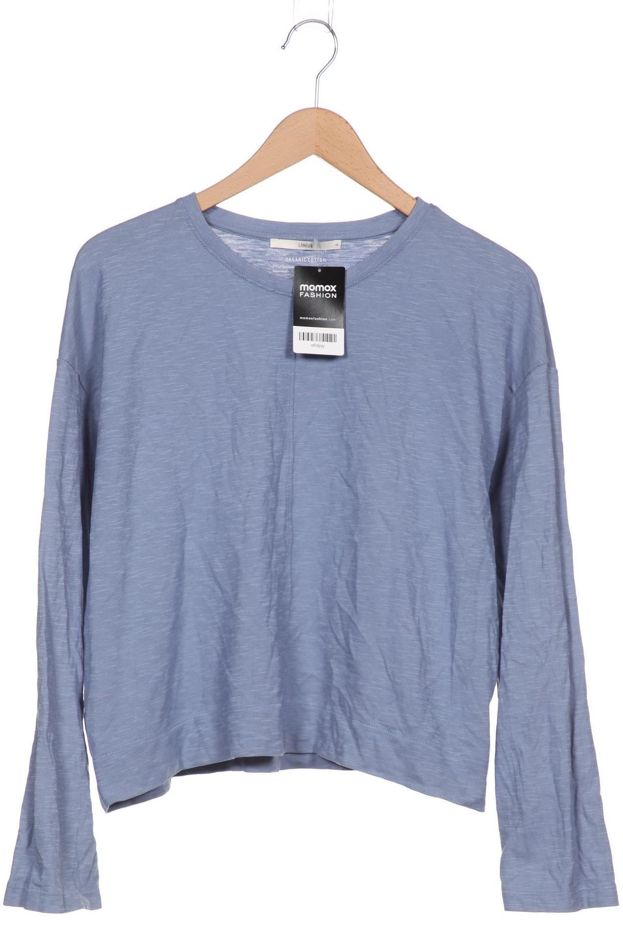 

Lanius Damen Langarmshirt, blau, Gr. 38