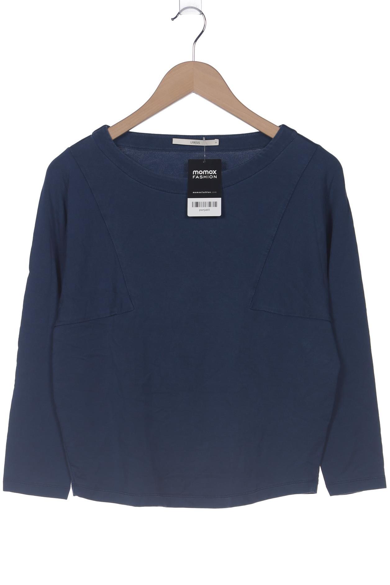 

Lanius Damen Langarmshirt, marineblau, Gr. 36