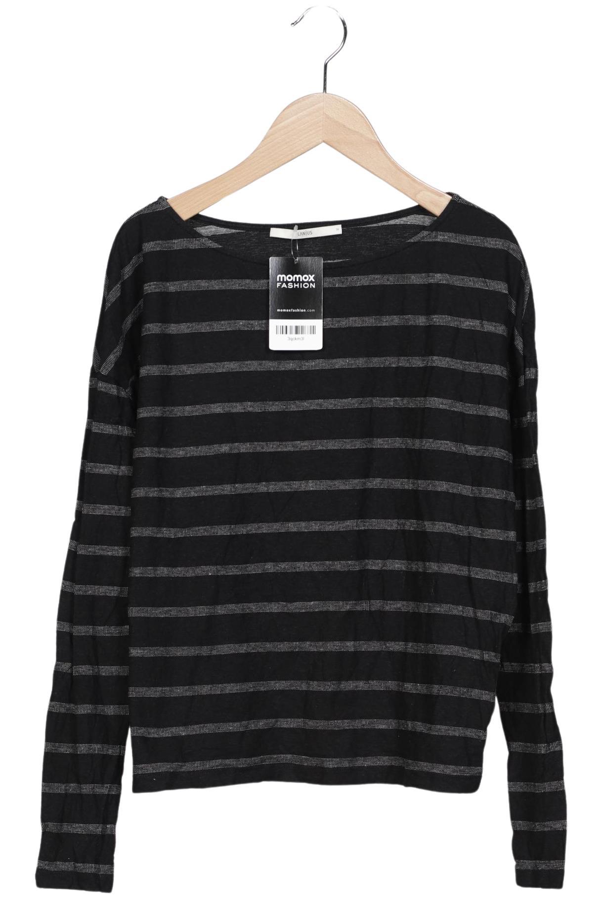 

Lanius Damen Langarmshirt, schwarz, Gr. 36