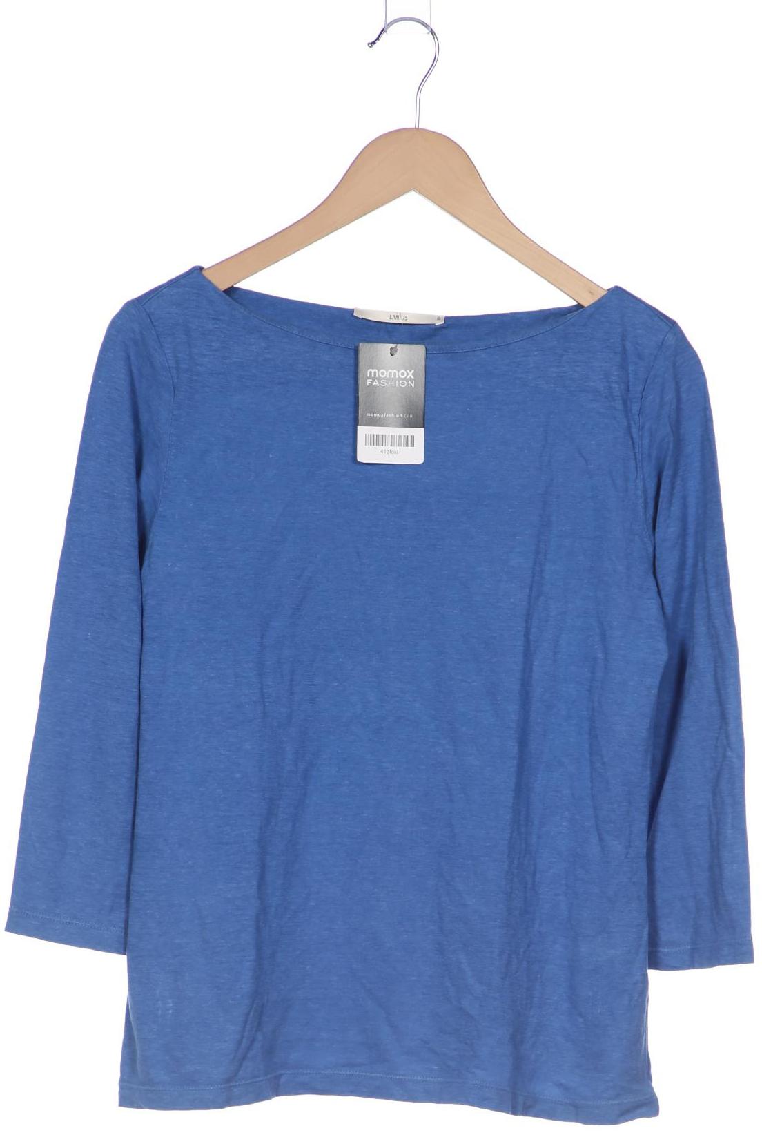 

Lanius Damen Langarmshirt, blau, Gr. 40