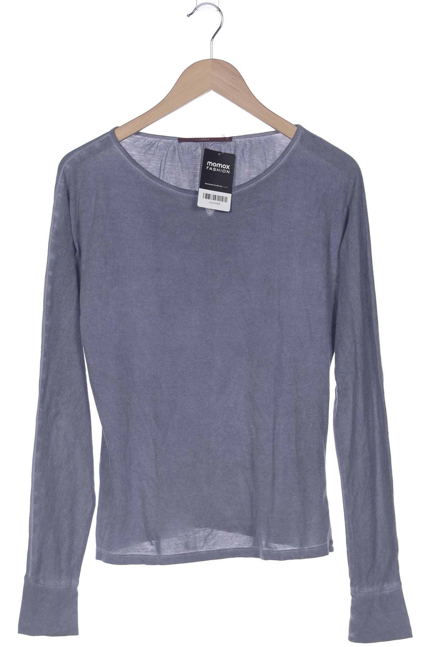 

Lanius Damen Langarmshirt, blau, Gr. 38