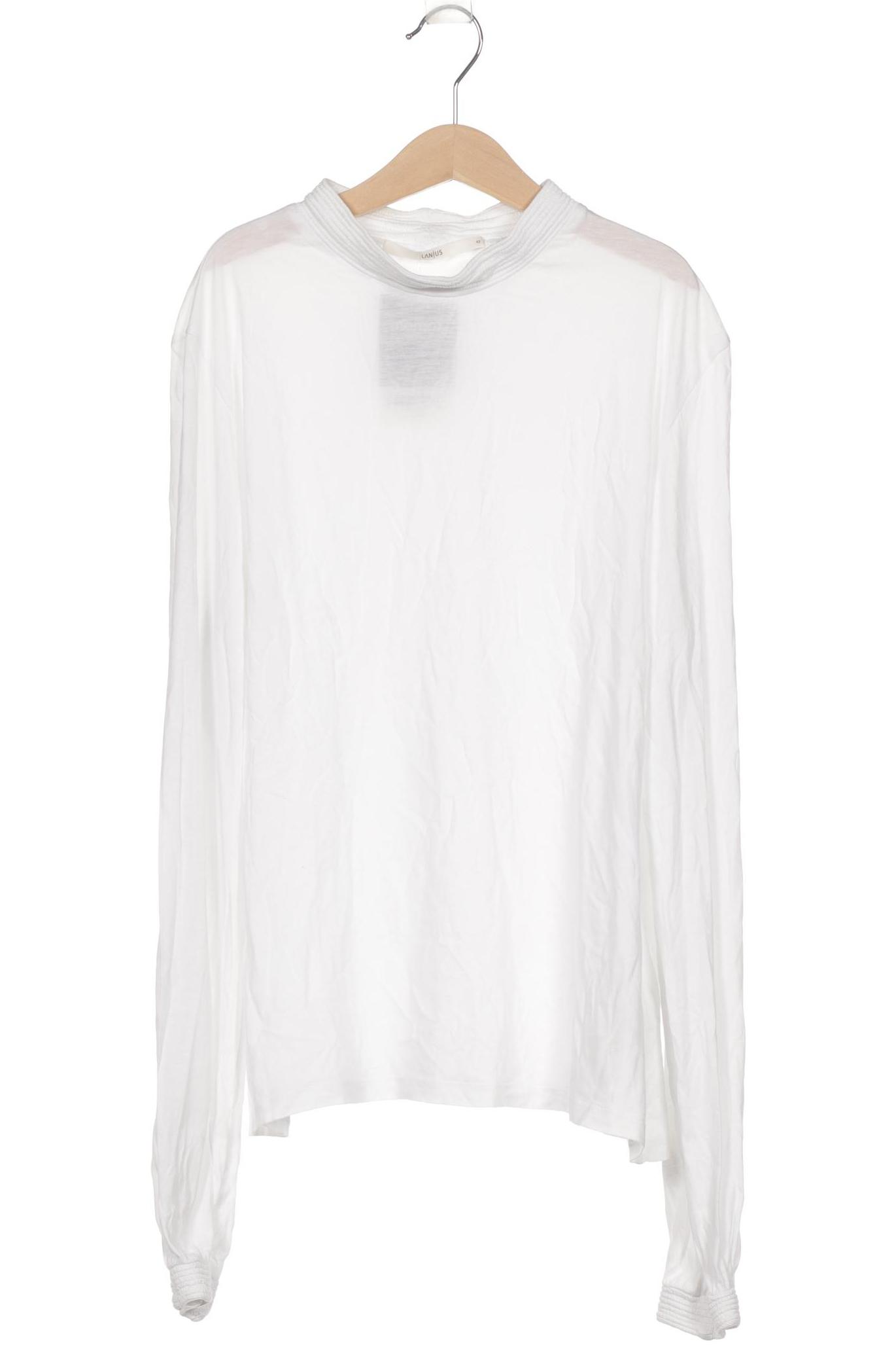 

Lanius Damen Langarmshirt, weiß, Gr. 42