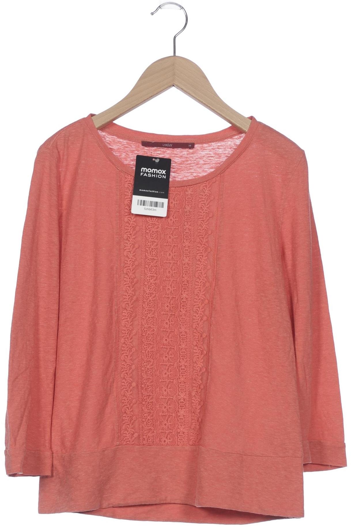 

Lanius Damen Langarmshirt, orange, Gr. 38