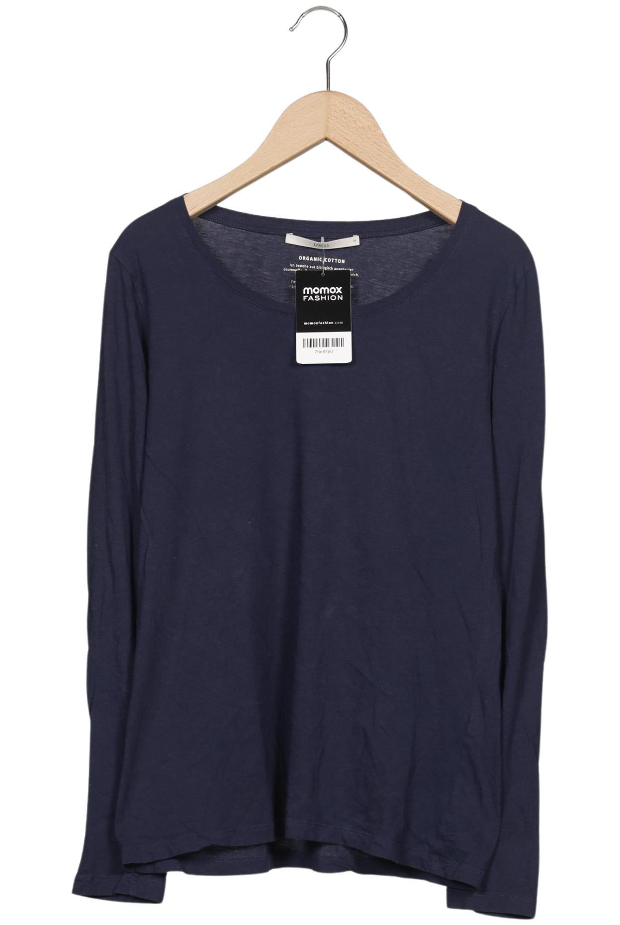 

Lanius Damen Langarmshirt, marineblau, Gr. 36