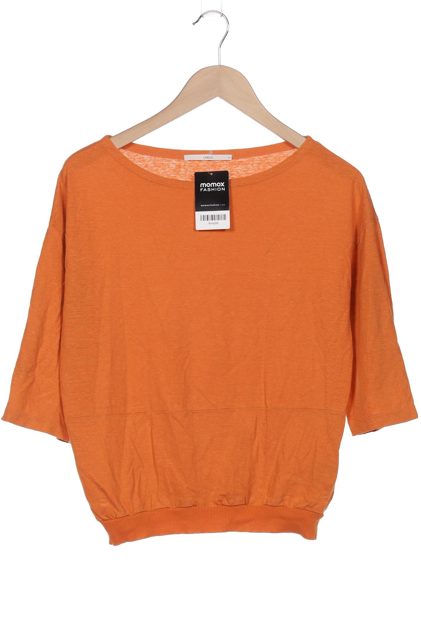 

Lanius Damen Langarmshirt, orange, Gr. 36