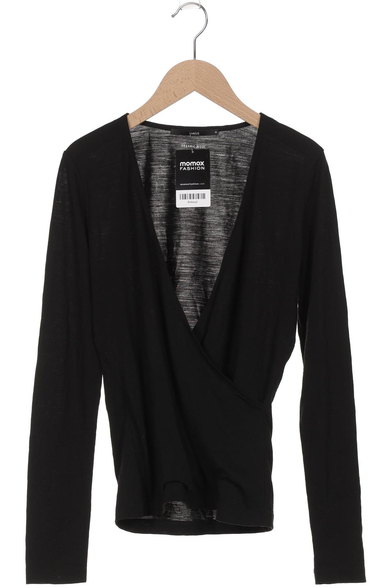 

Lanius Damen Langarmshirt, schwarz, Gr. 36