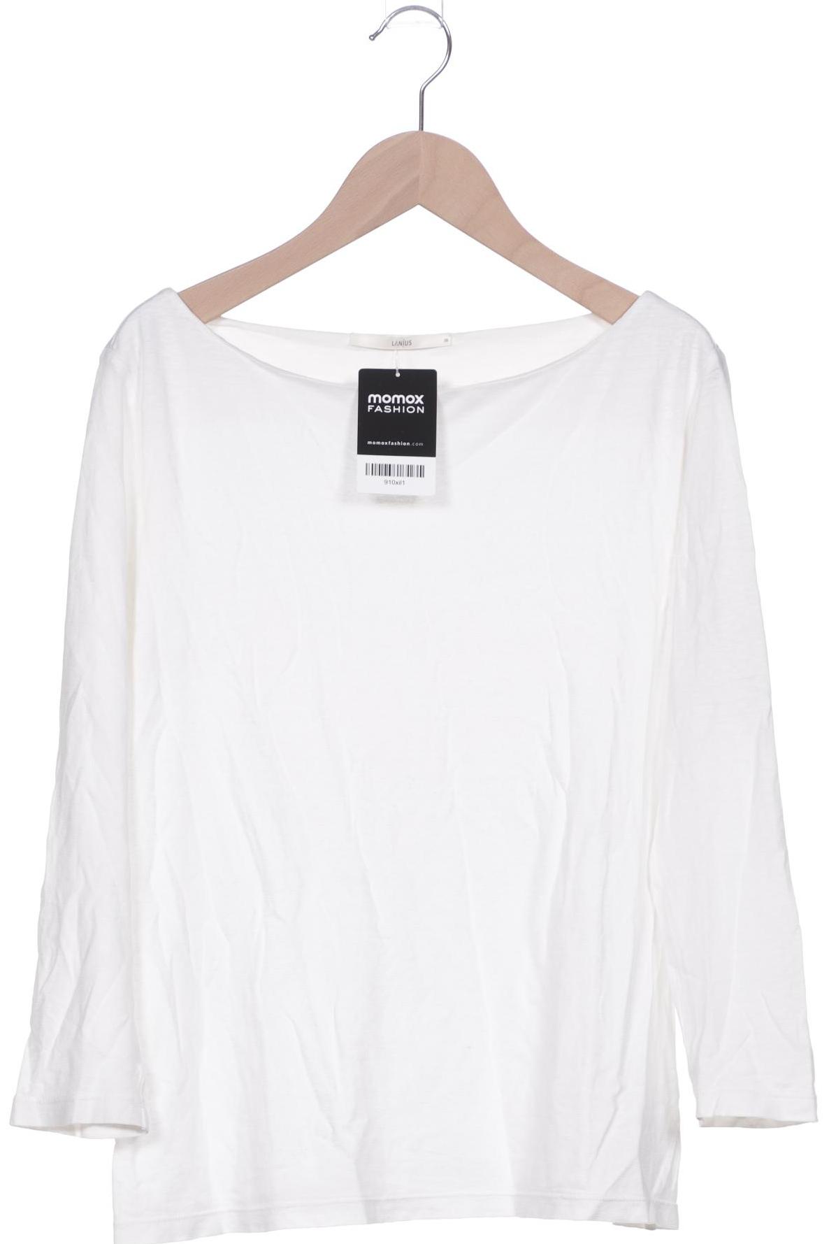 

Lanius Damen Langarmshirt, weiß, Gr. 38