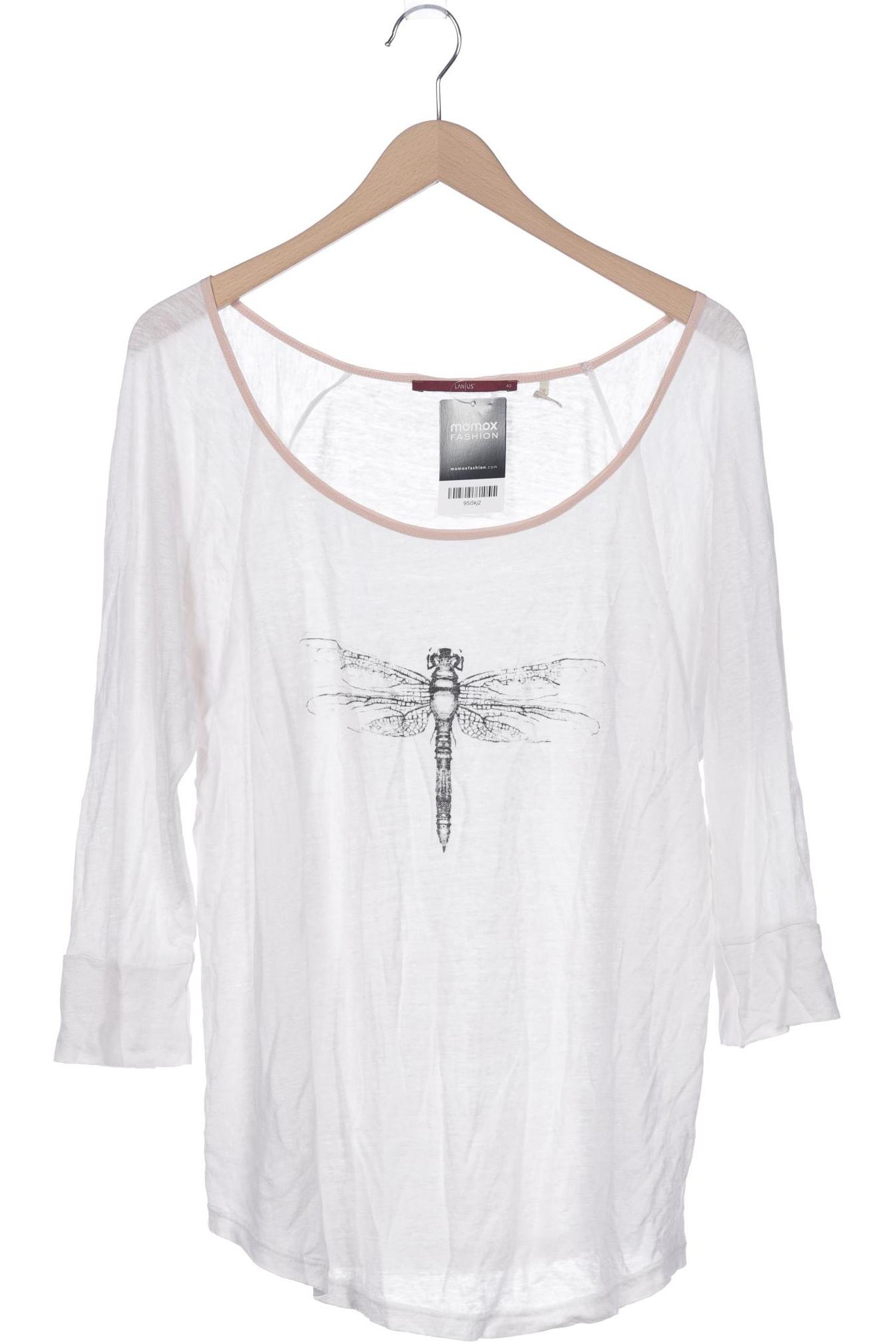 

Lanius Damen Langarmshirt, cremeweiß, Gr. 42