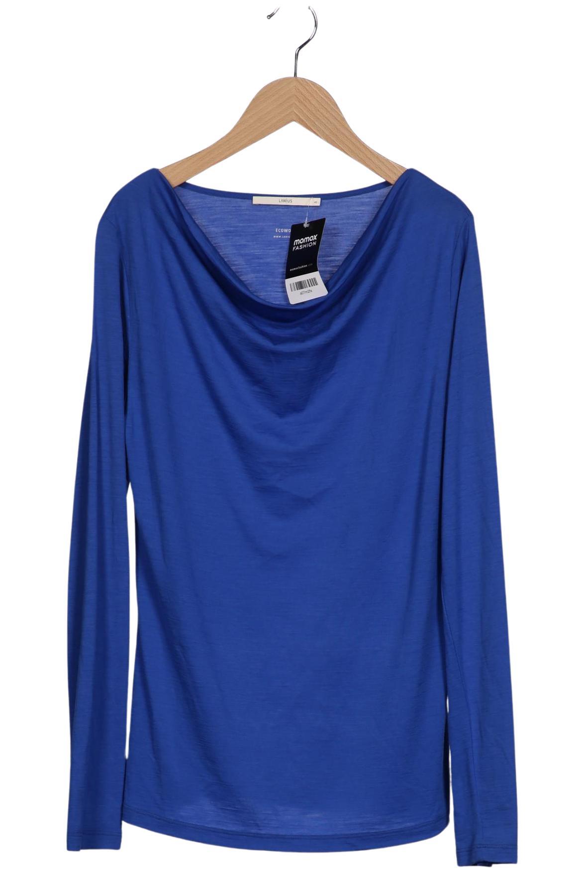 

Lanius Damen Langarmshirt, blau, Gr. 40